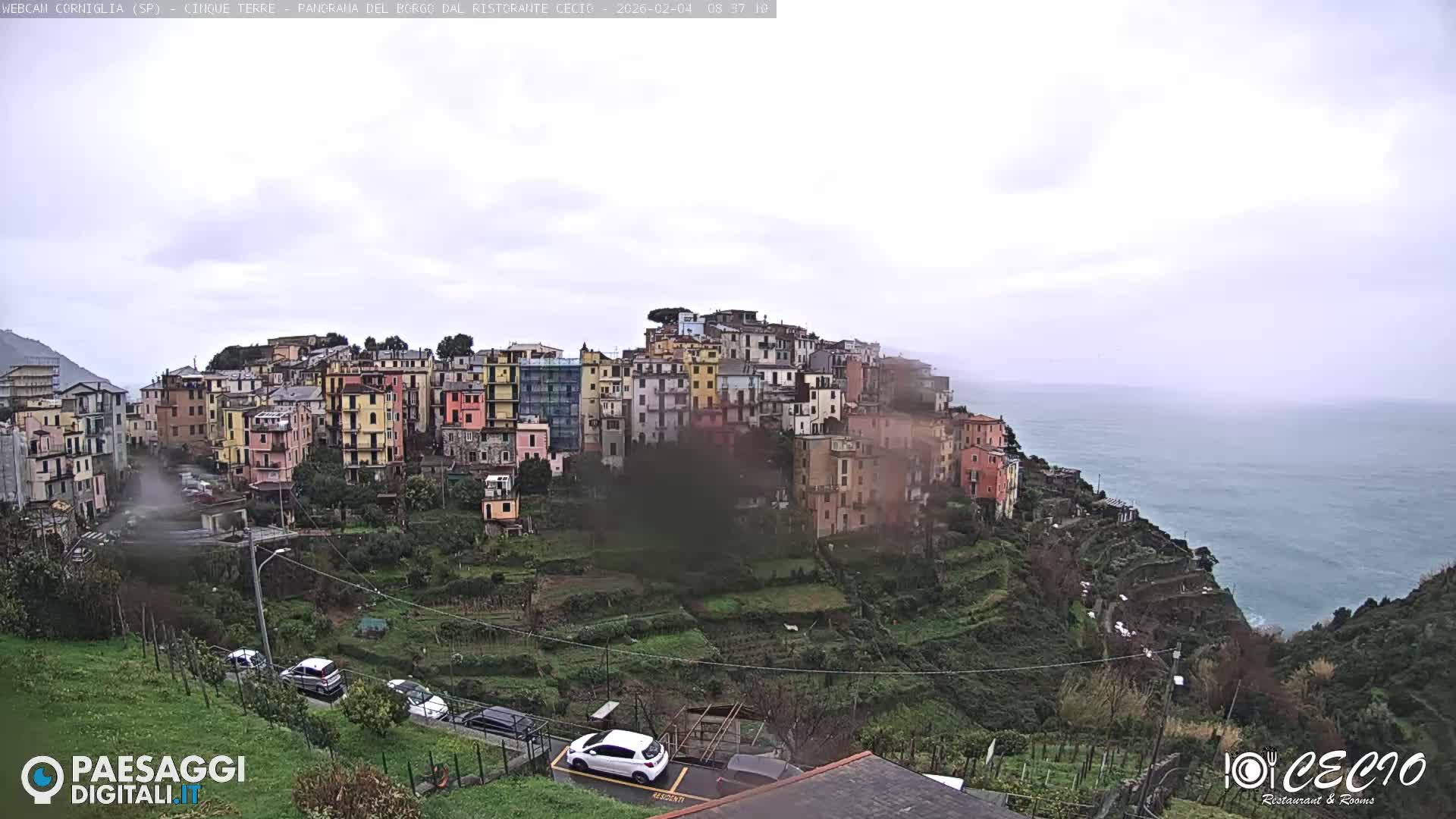 Cinque Terre, Corniglia Village  Live Cam - La Spezia, Liguria, Italy