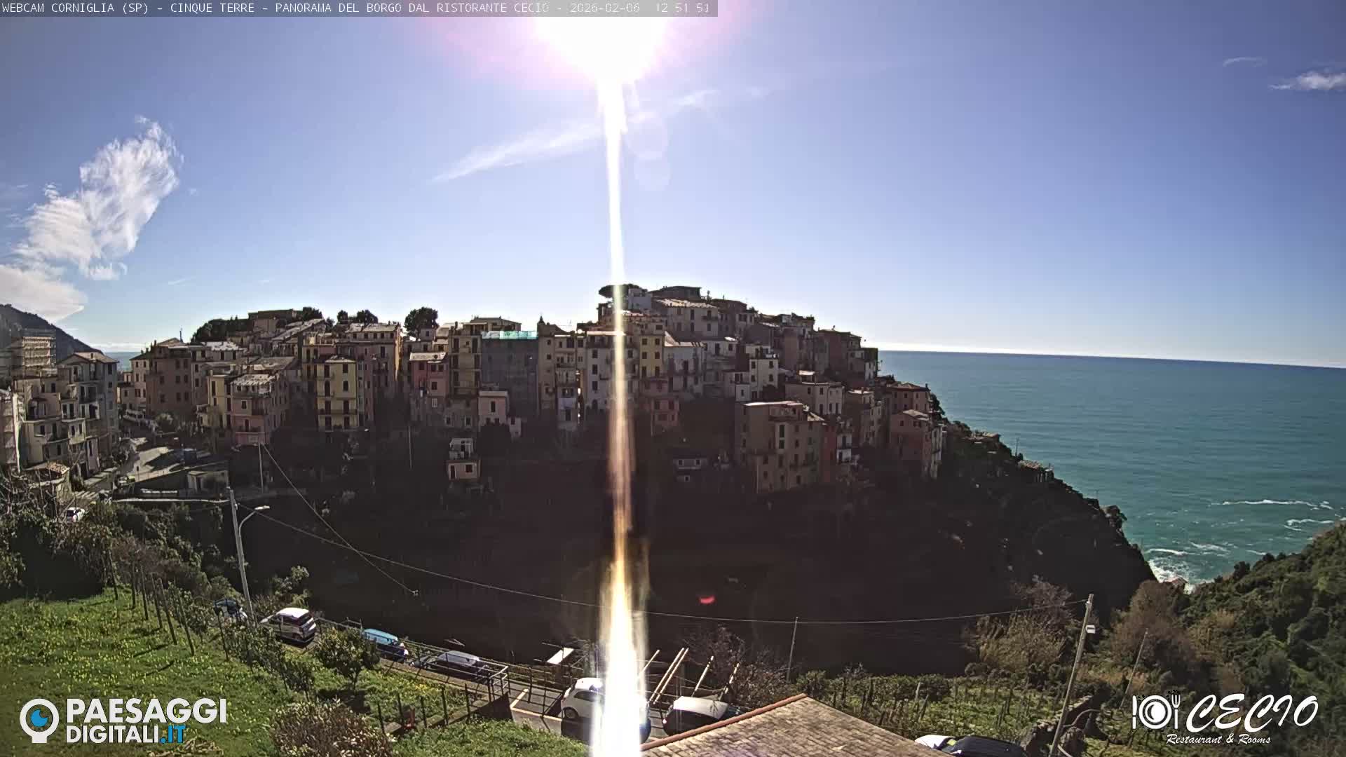 Cinque Terre, Corniglia Village  Live Cam - La Spezia, Liguria, Italy