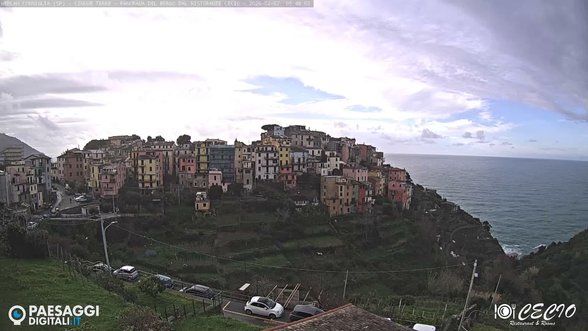 Cinque Terre, Corniglia Village  Live Cam - La Spezia, Liguria, Italy