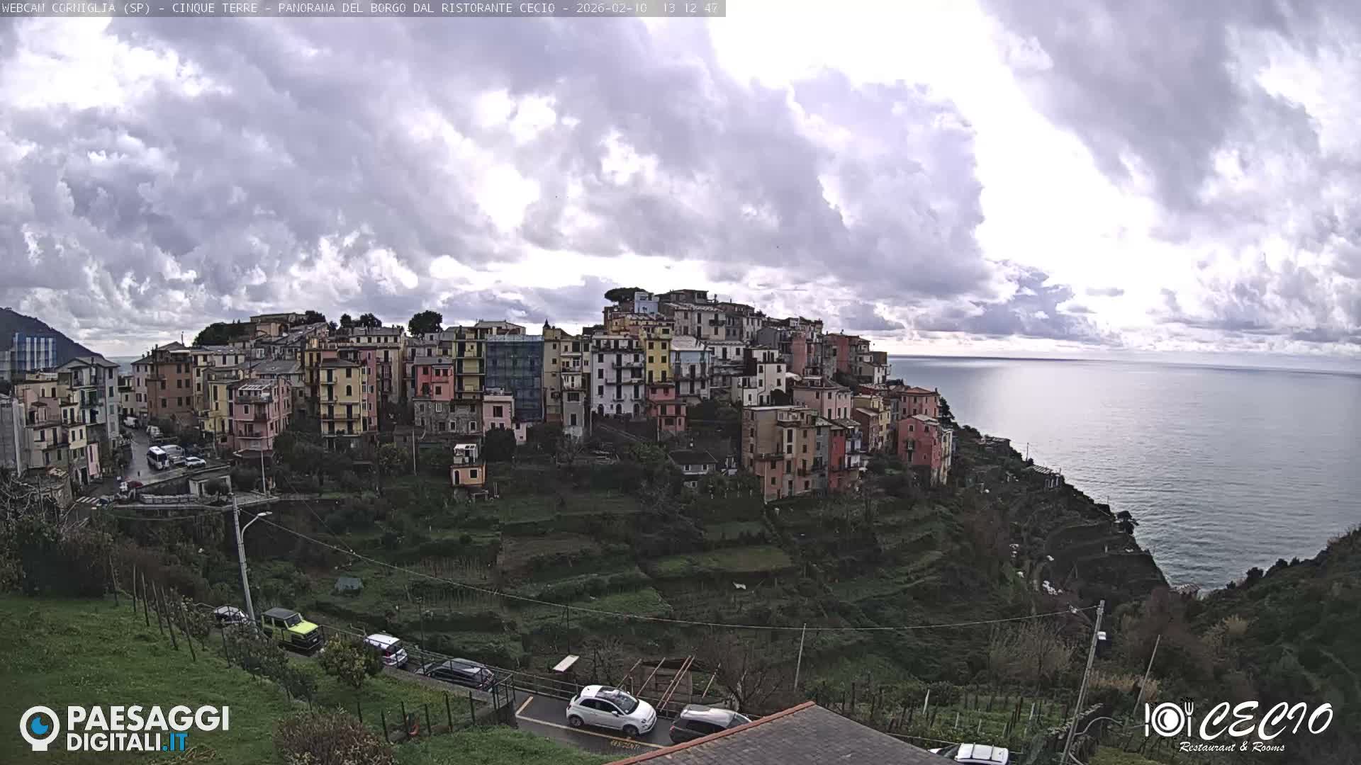 Cinque Terre, Corniglia Village  Live Cam - La Spezia, Liguria, Italy
