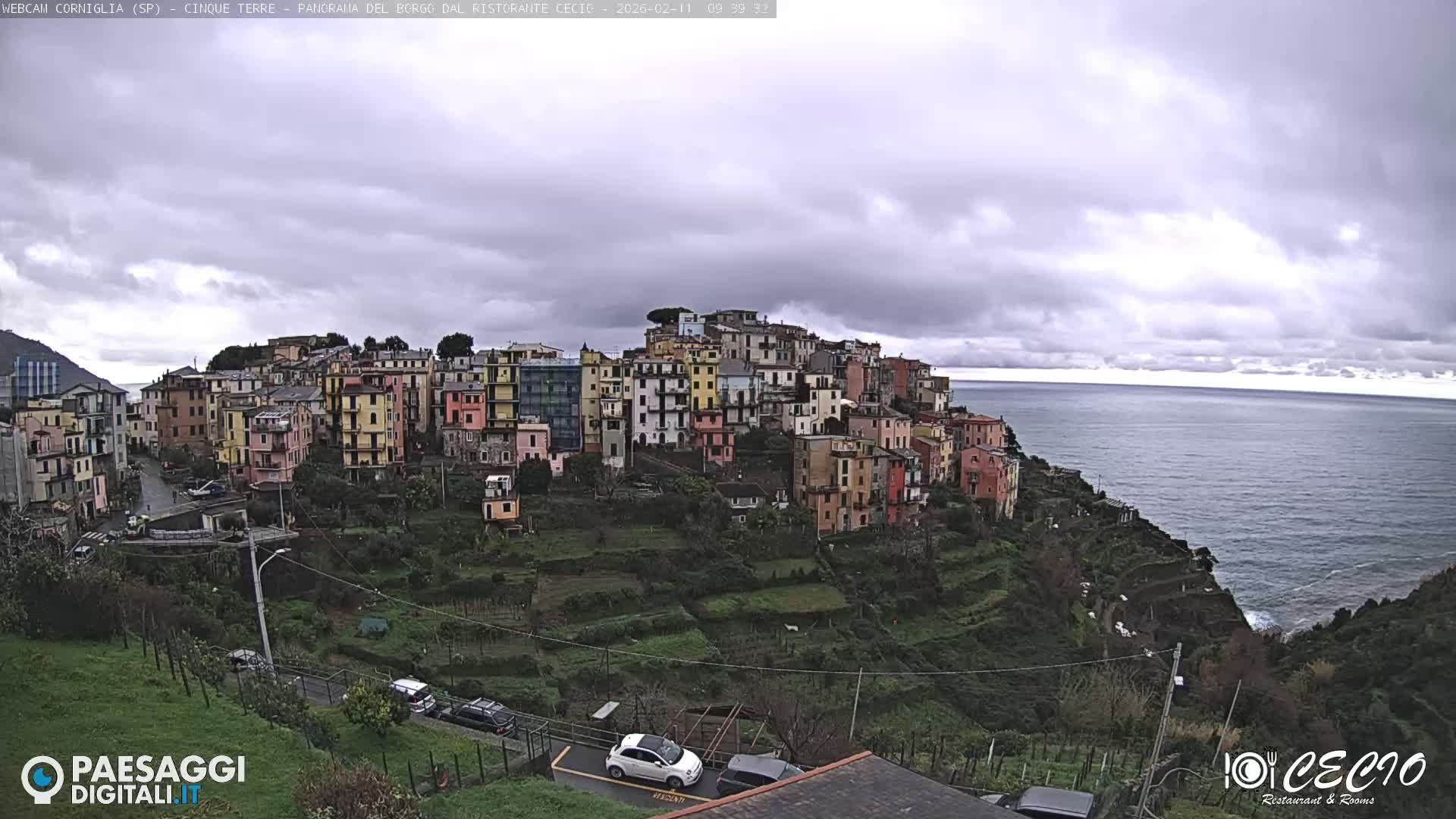 Cinque Terre, Corniglia Village  Live Cam - La Spezia, Liguria, Italy