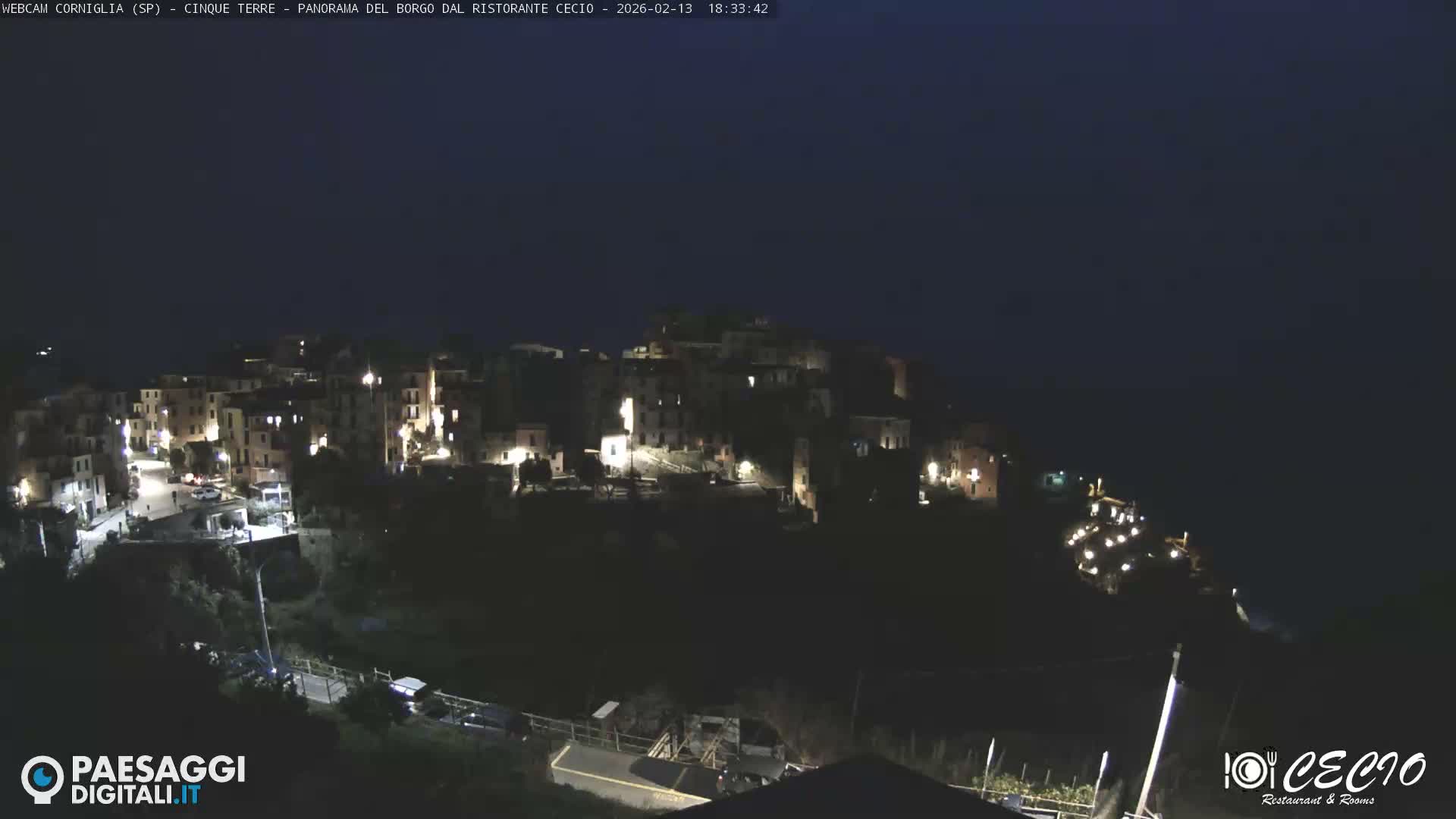 Cinque Terre, Corniglia Village  Live Cam - La Spezia, Liguria, Italy