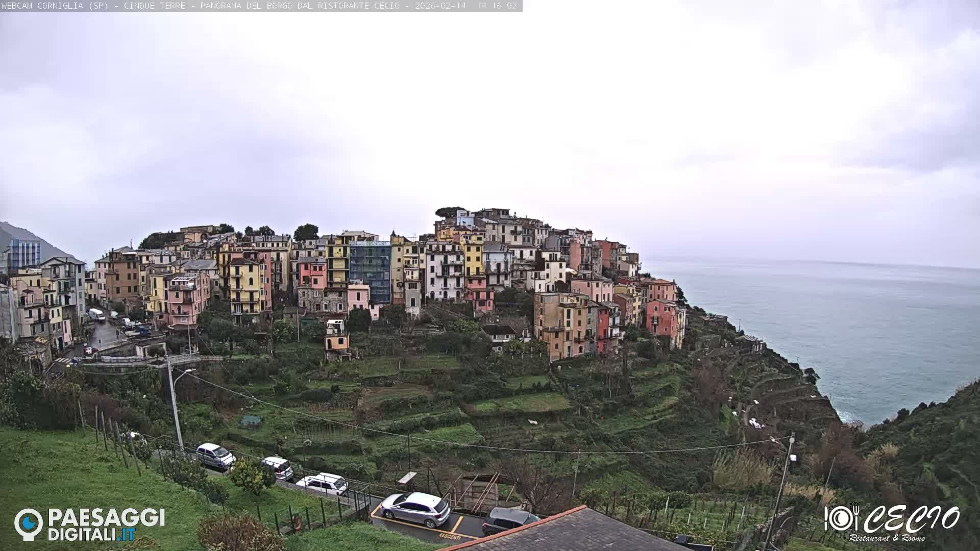 Cinque Terre, Corniglia Village  Live Cam - La Spezia, Liguria, Italy