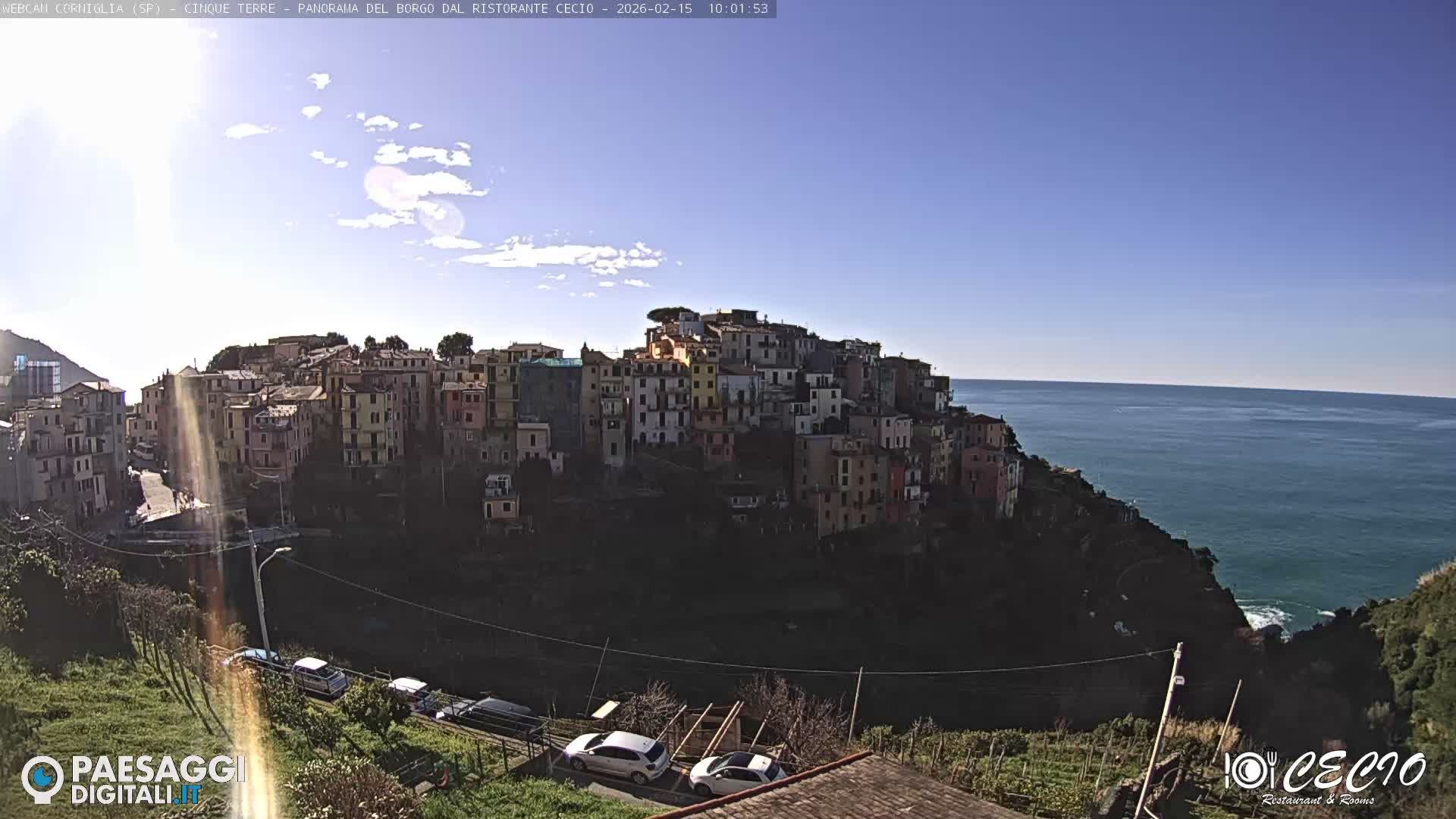 Cinque Terre, Corniglia Village  Live Cam - La Spezia, Liguria, Italy
