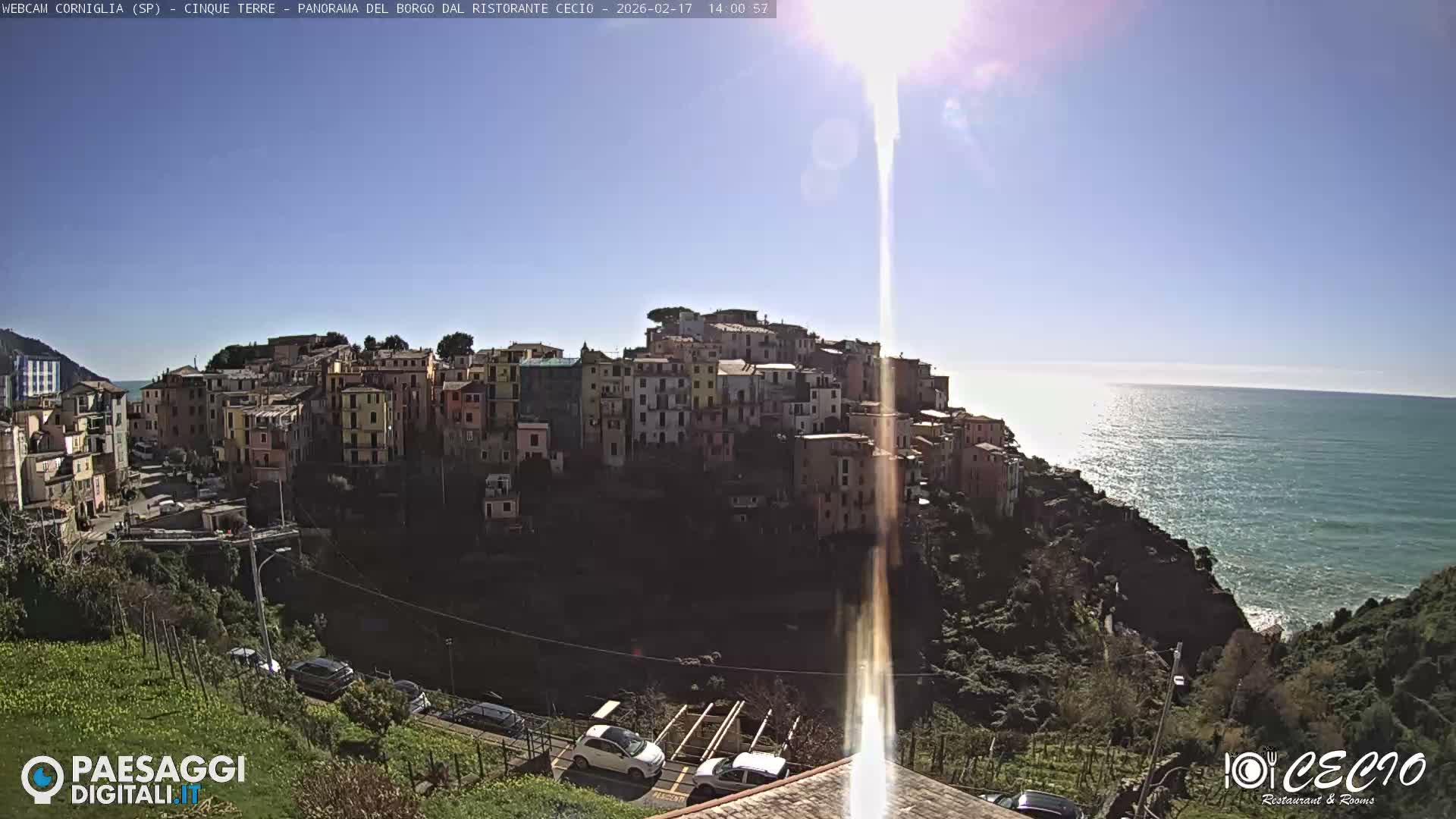 Cinque Terre, Corniglia Village  Live Cam - La Spezia, Liguria, Italy