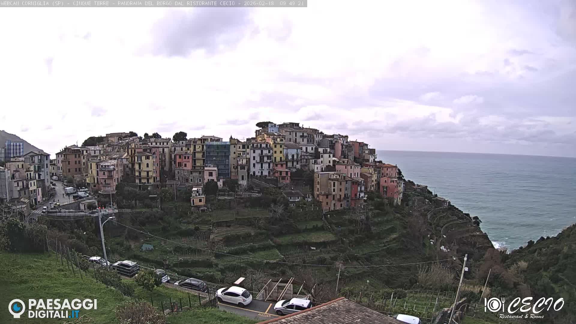 Cinque Terre, Corniglia Village  Live Cam - La Spezia, Liguria, Italy