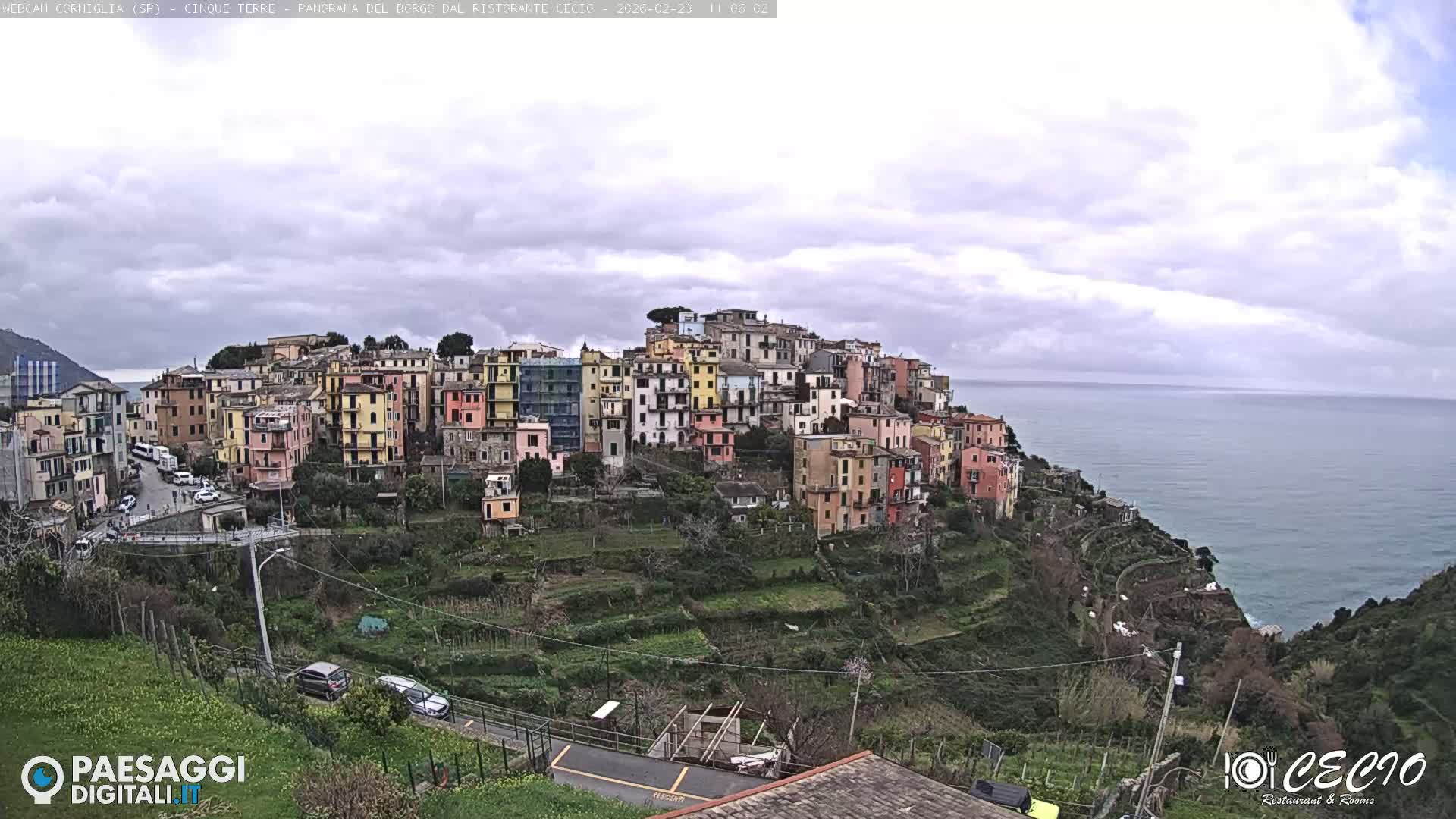 Cinque Terre, Corniglia Village  Live Cam - La Spezia, Liguria, Italy
