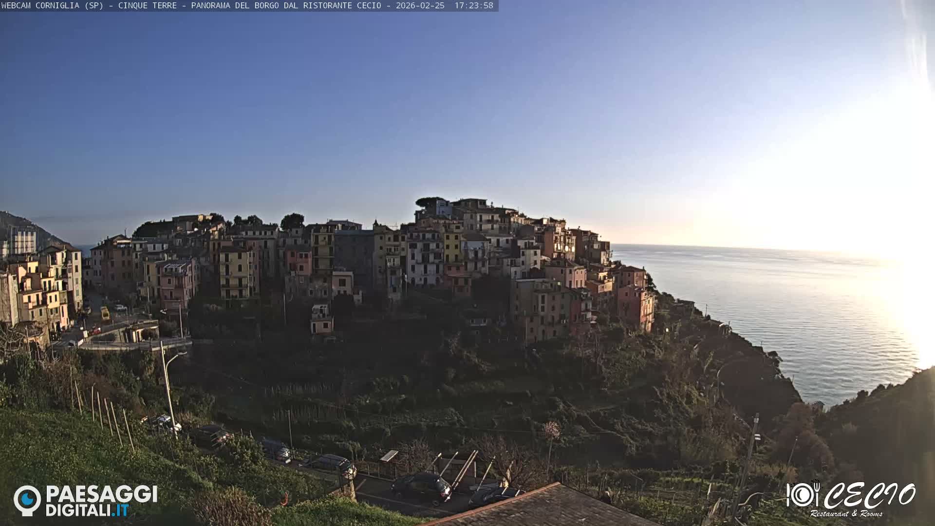 Cinque Terre, Corniglia Village  Live Cam - La Spezia, Liguria, Italy