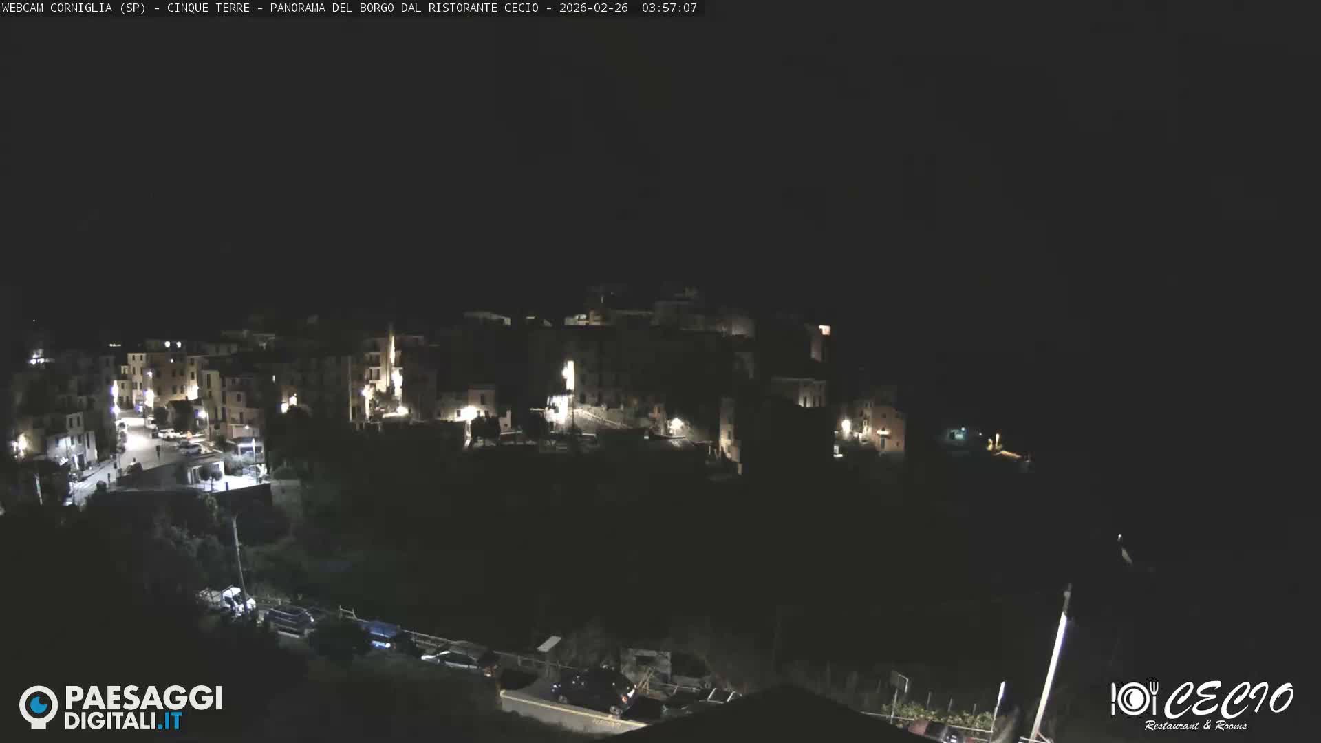 Cinque Terre, Corniglia Village  Live Cam - La Spezia, Liguria, Italy