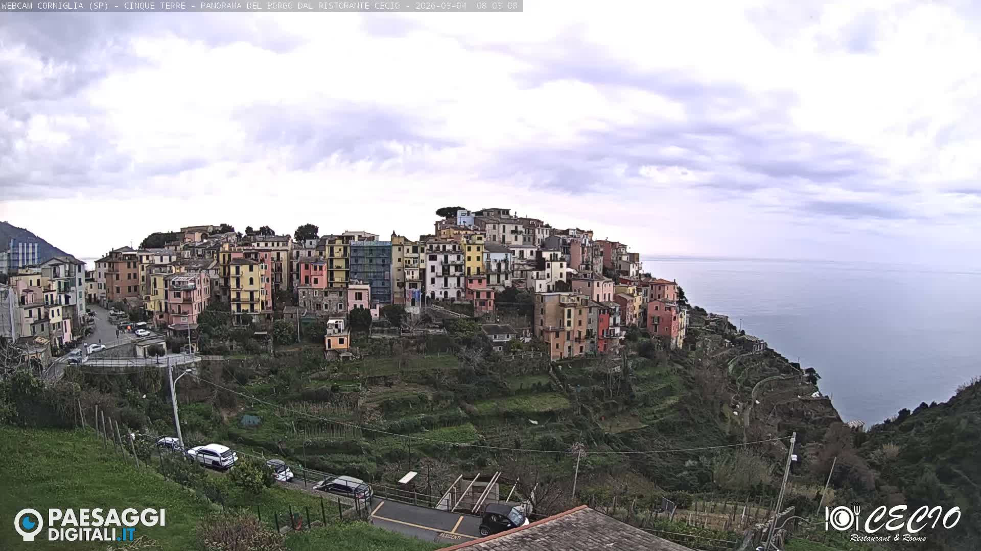 Cinque Terre, Corniglia Village  Live Cam - La Spezia, Liguria, Italy
