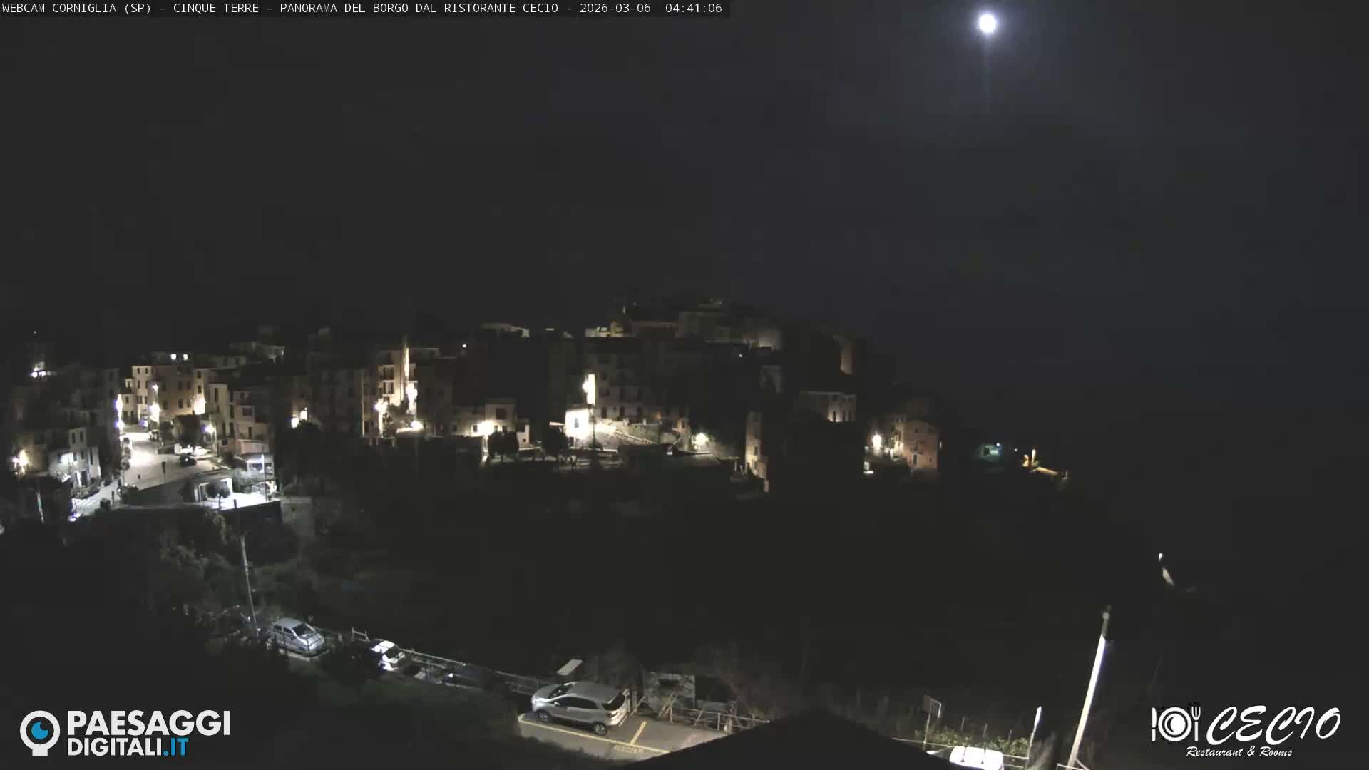 Cinque Terre, Corniglia Village  Live Cam - La Spezia, Liguria, Italy