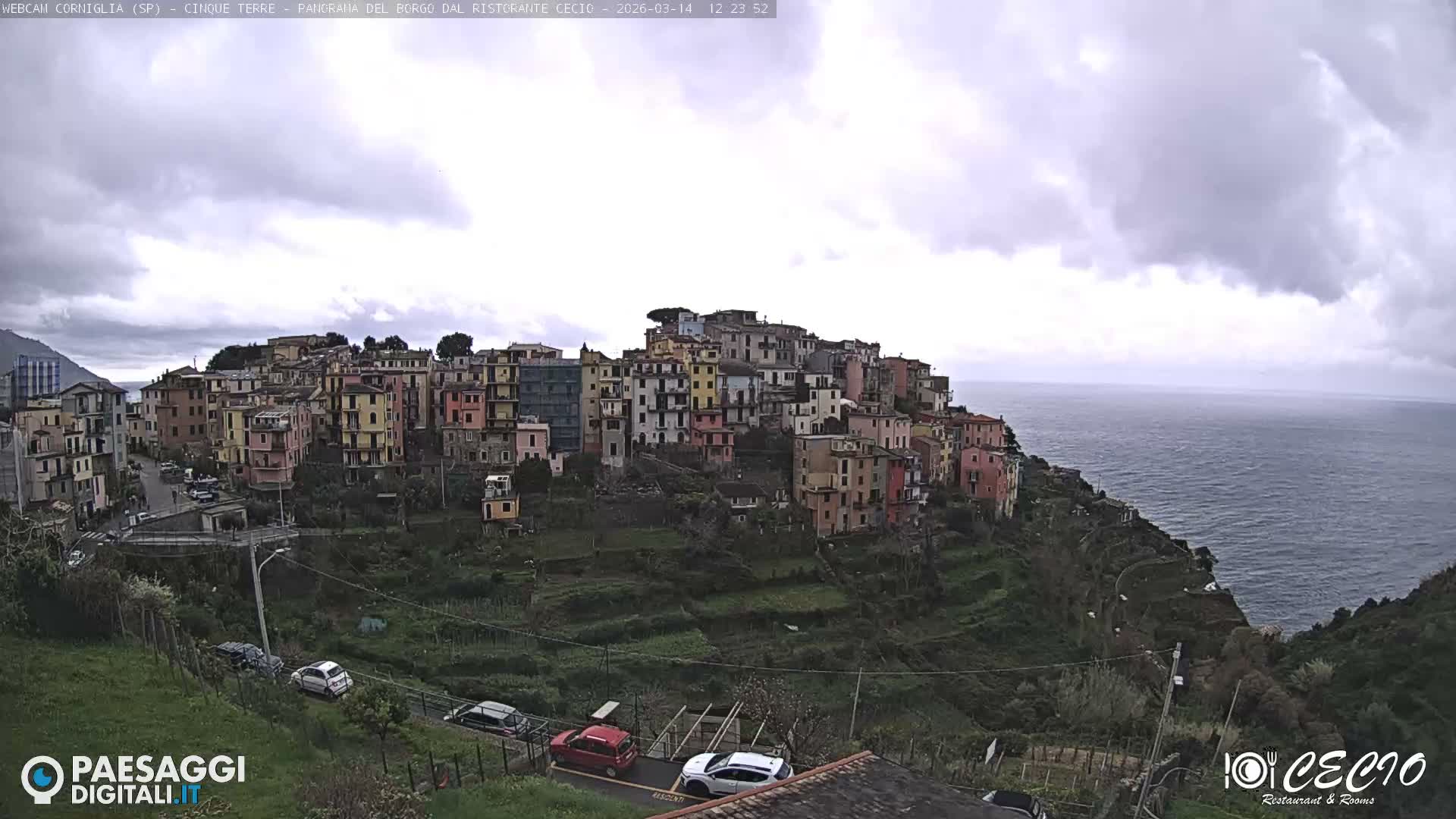 Cinque Terre, Corniglia Village  Live Cam - La Spezia, Liguria, Italy