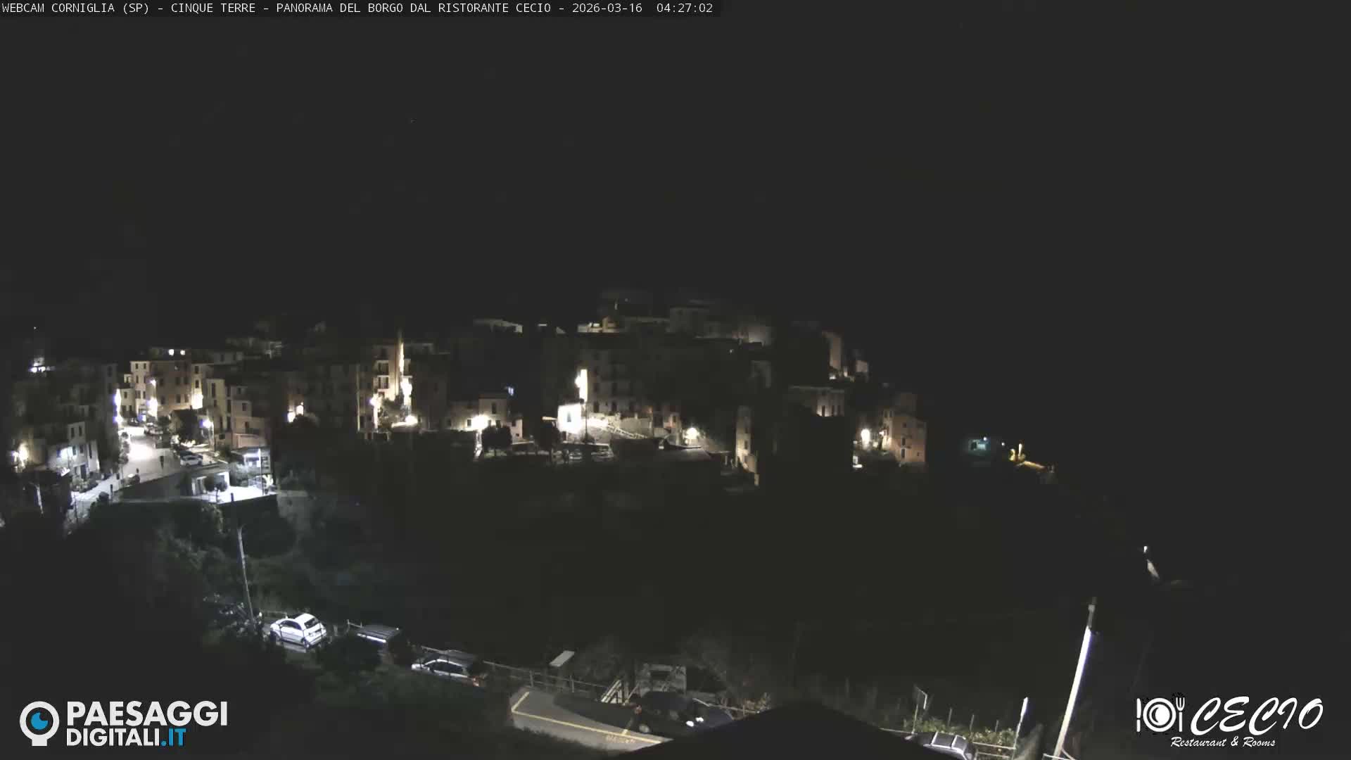 Cinque Terre, Corniglia Village  Live Cam - La Spezia, Liguria, Italy