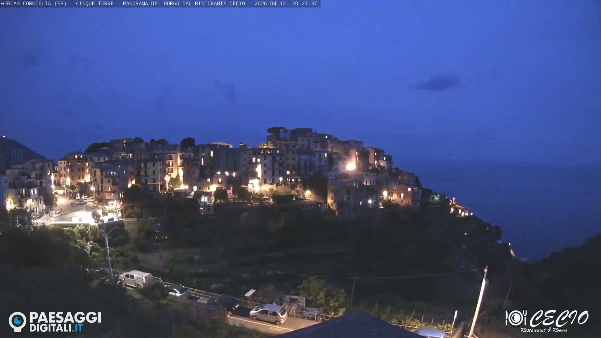 Cinque Terre, Corniglia Village  Live Cam - La Spezia, Liguria, Italy