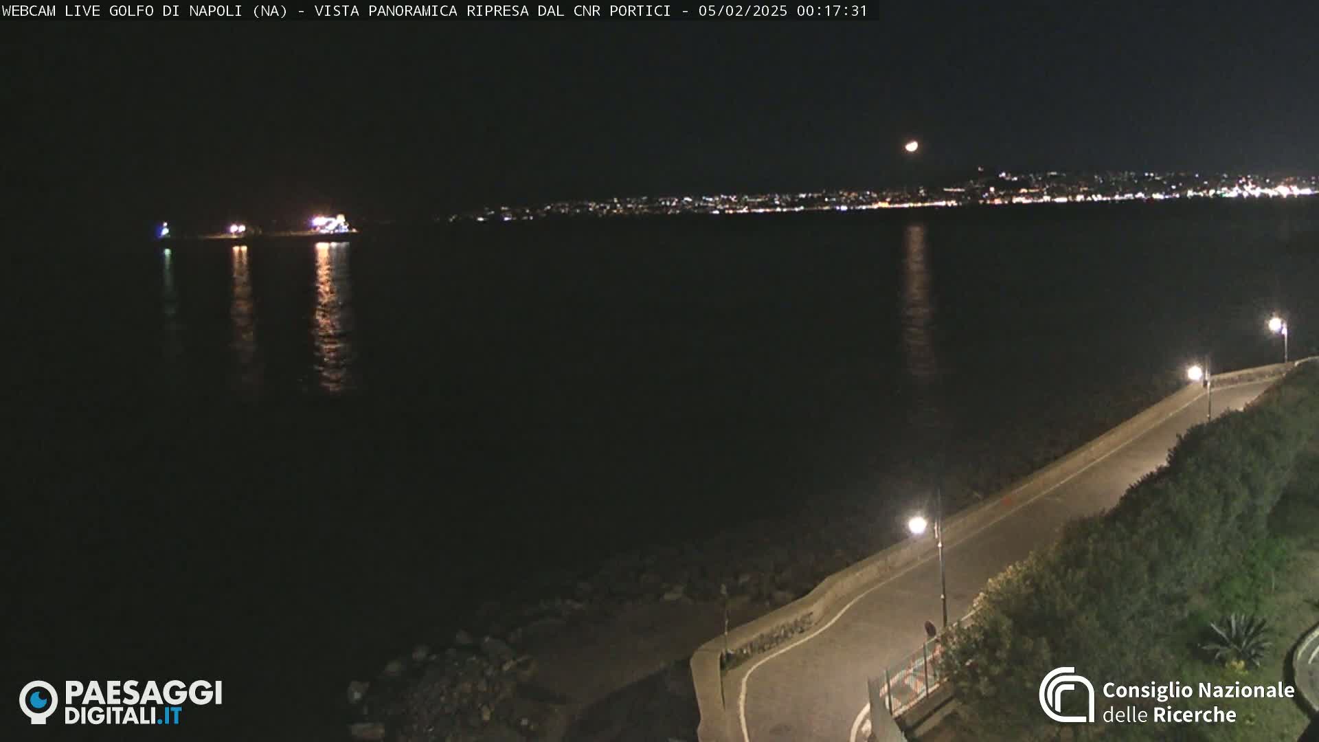 Napoli Gulf Live Cam  - Naples, Campania, Italy