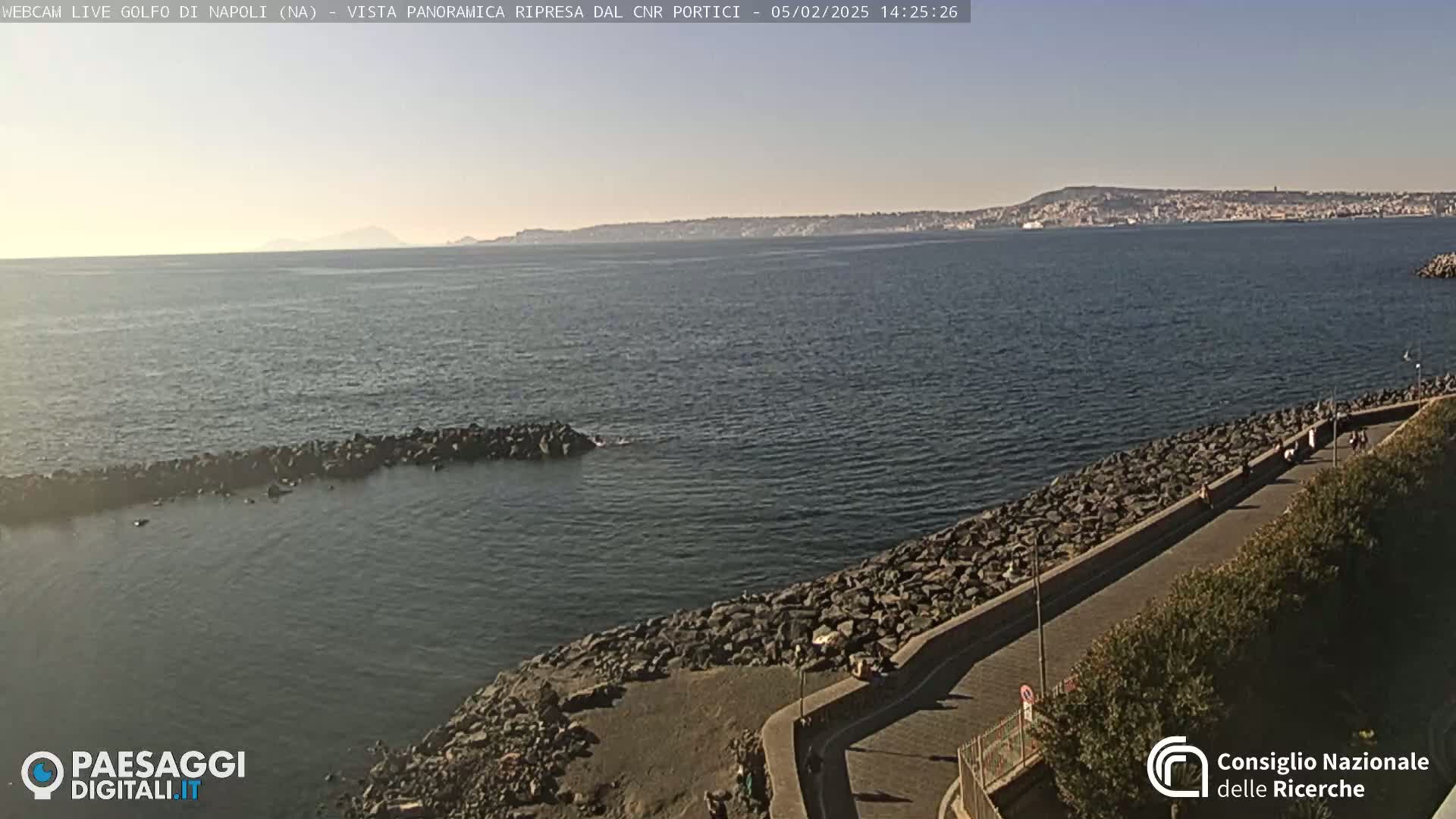Napoli Gulf Live Cam  - Naples, Campania, Italy