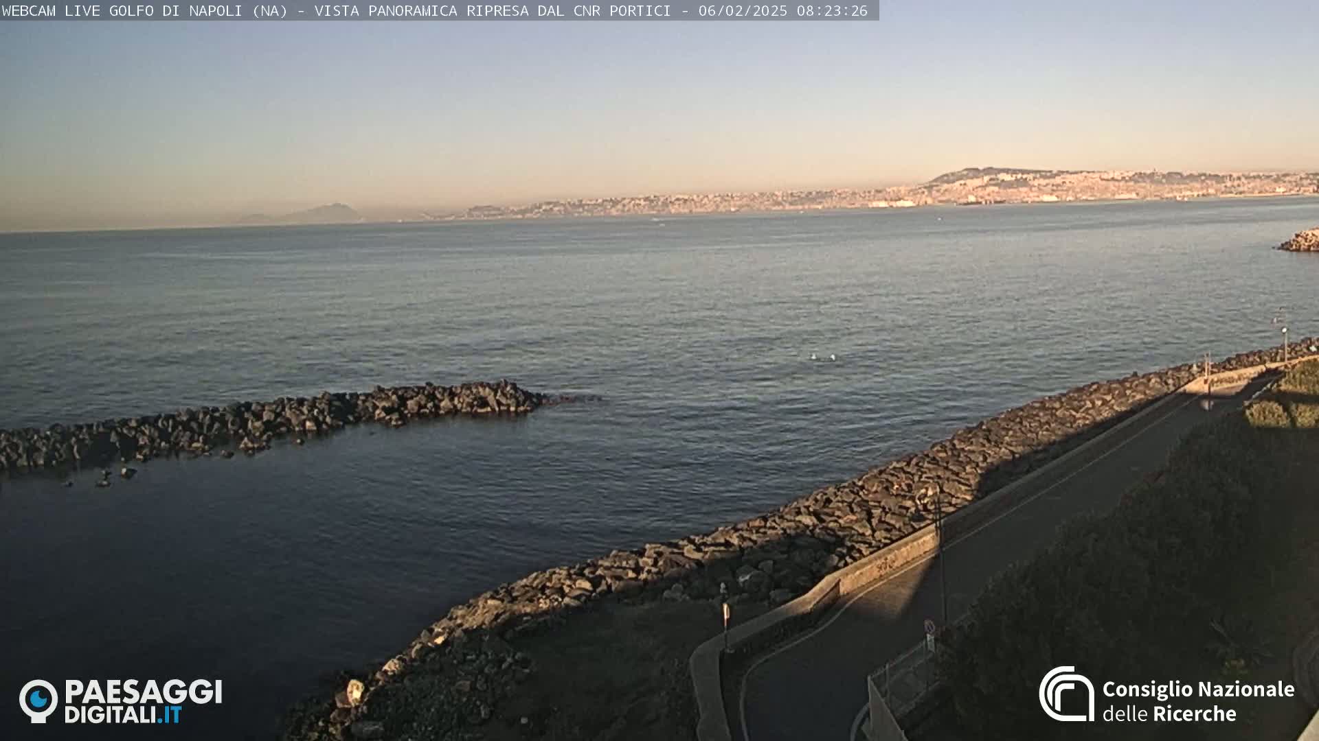 Napoli Gulf Live Cam  - Naples, Campania, Italy