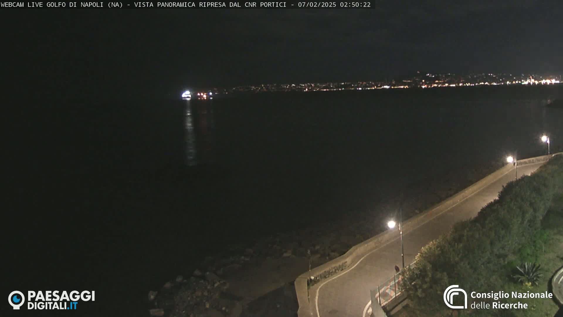 Napoli Gulf Live Cam  - Naples, Campania, Italy