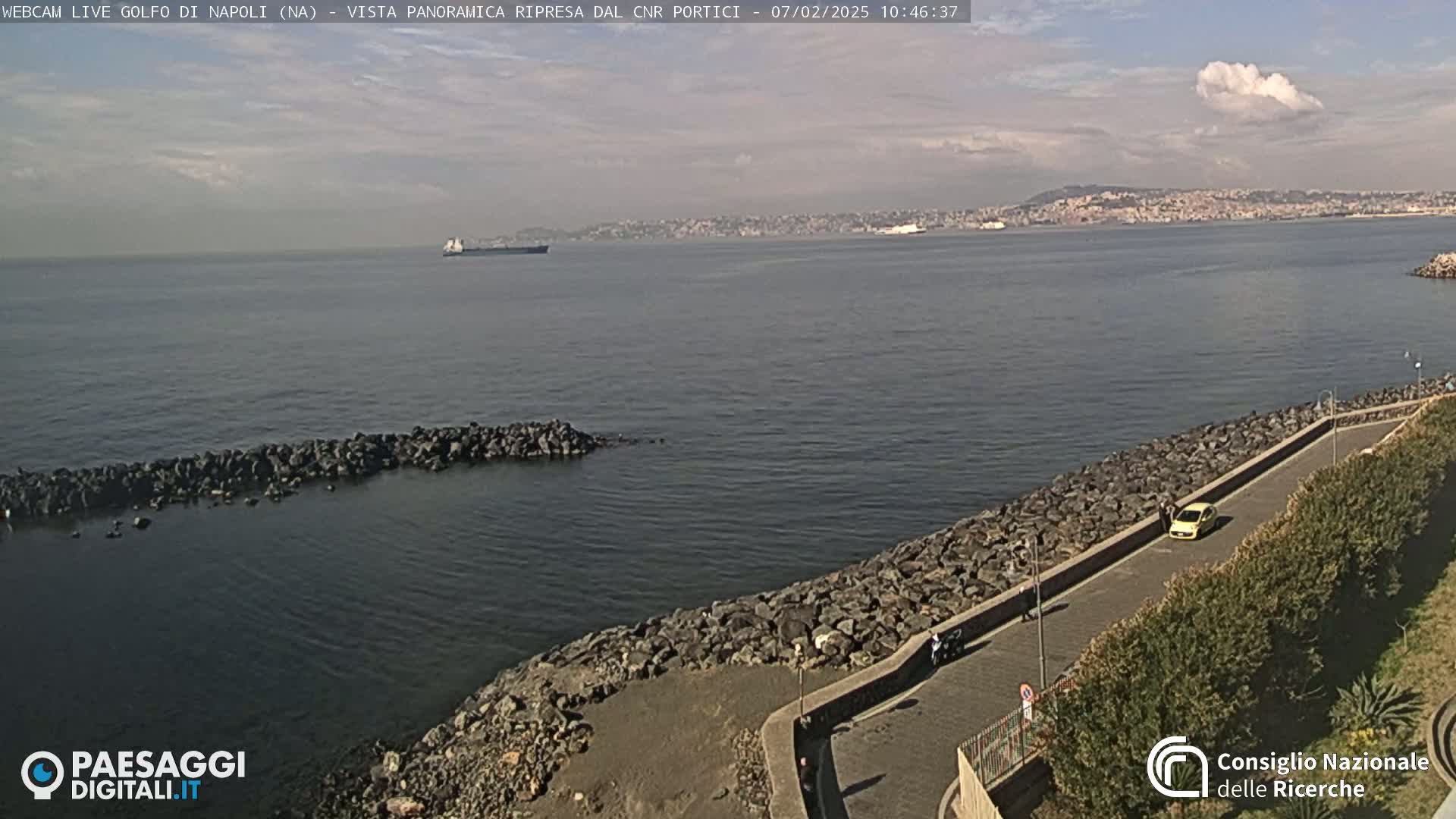 Napoli Gulf Live Cam  - Naples, Campania, Italy