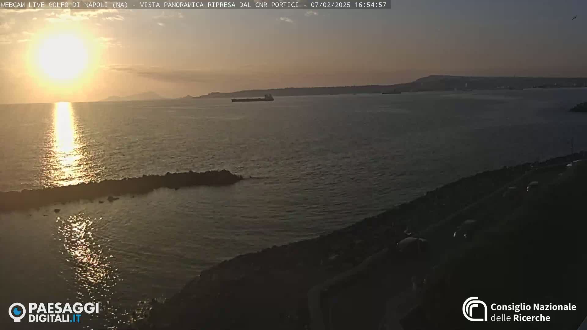 Napoli Gulf Live Cam  - Naples, Campania, Italy