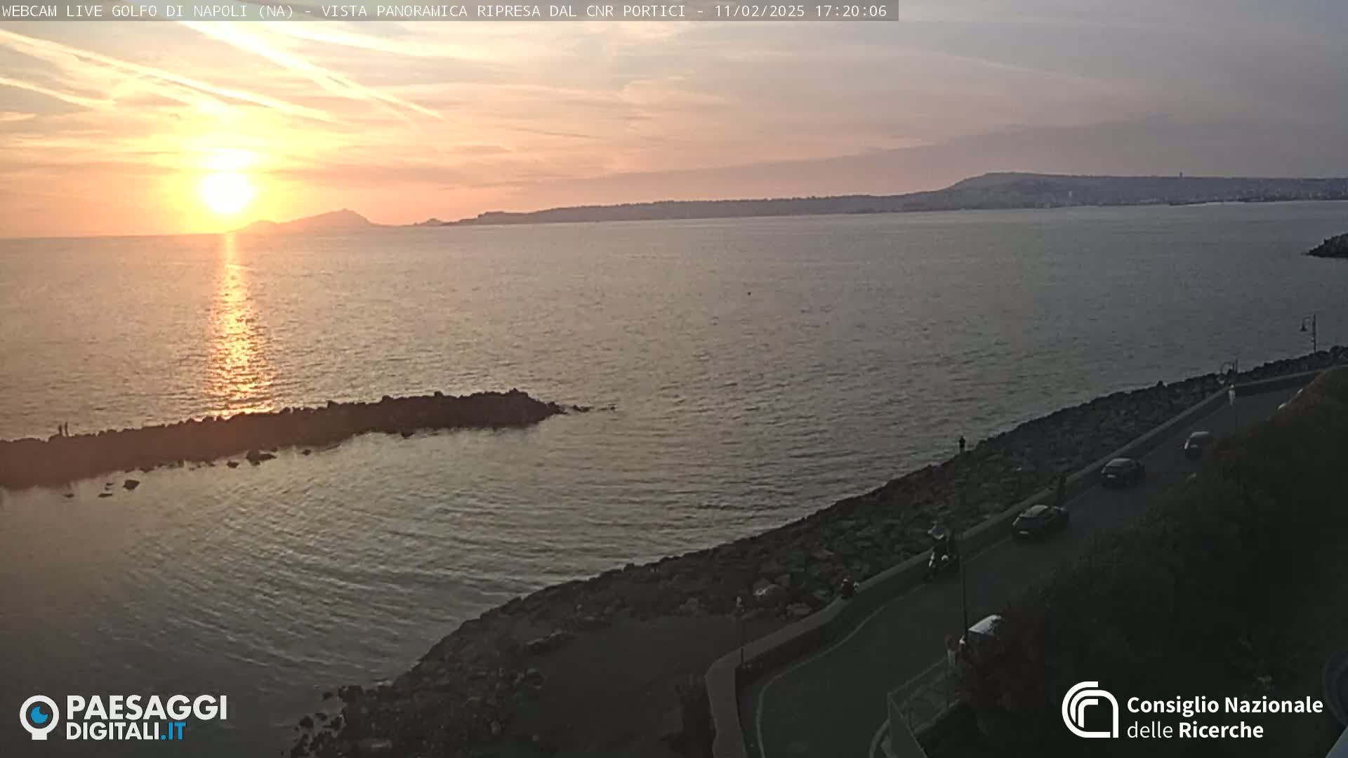 Napoli Gulf Live Cam  - Naples, Campania, Italy
