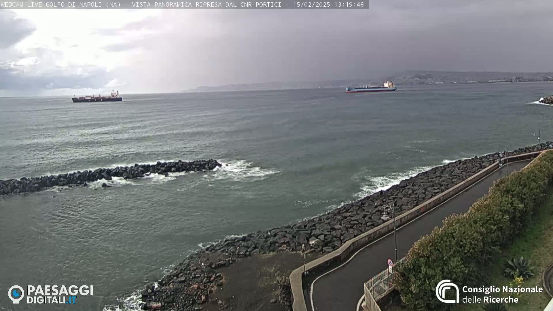 Napoli Gulf Live Cam  - Naples, Campania, Italy