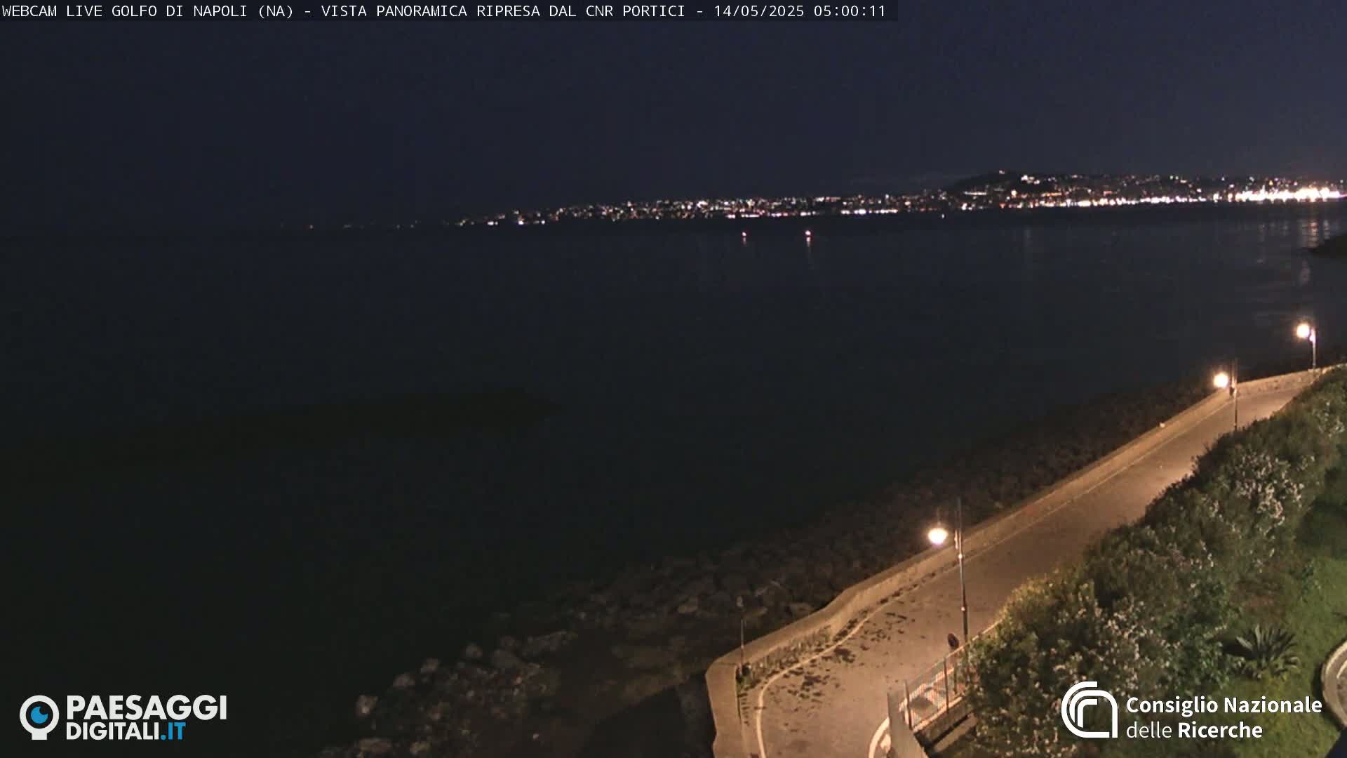 Napoli Gulf Live Cam  - Naples, Campania, Italy