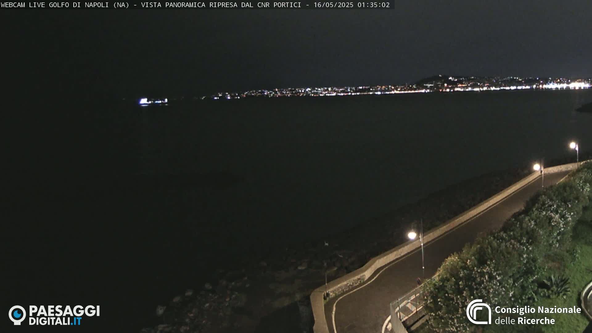 Napoli Gulf Live Cam  - Naples, Campania, Italy
