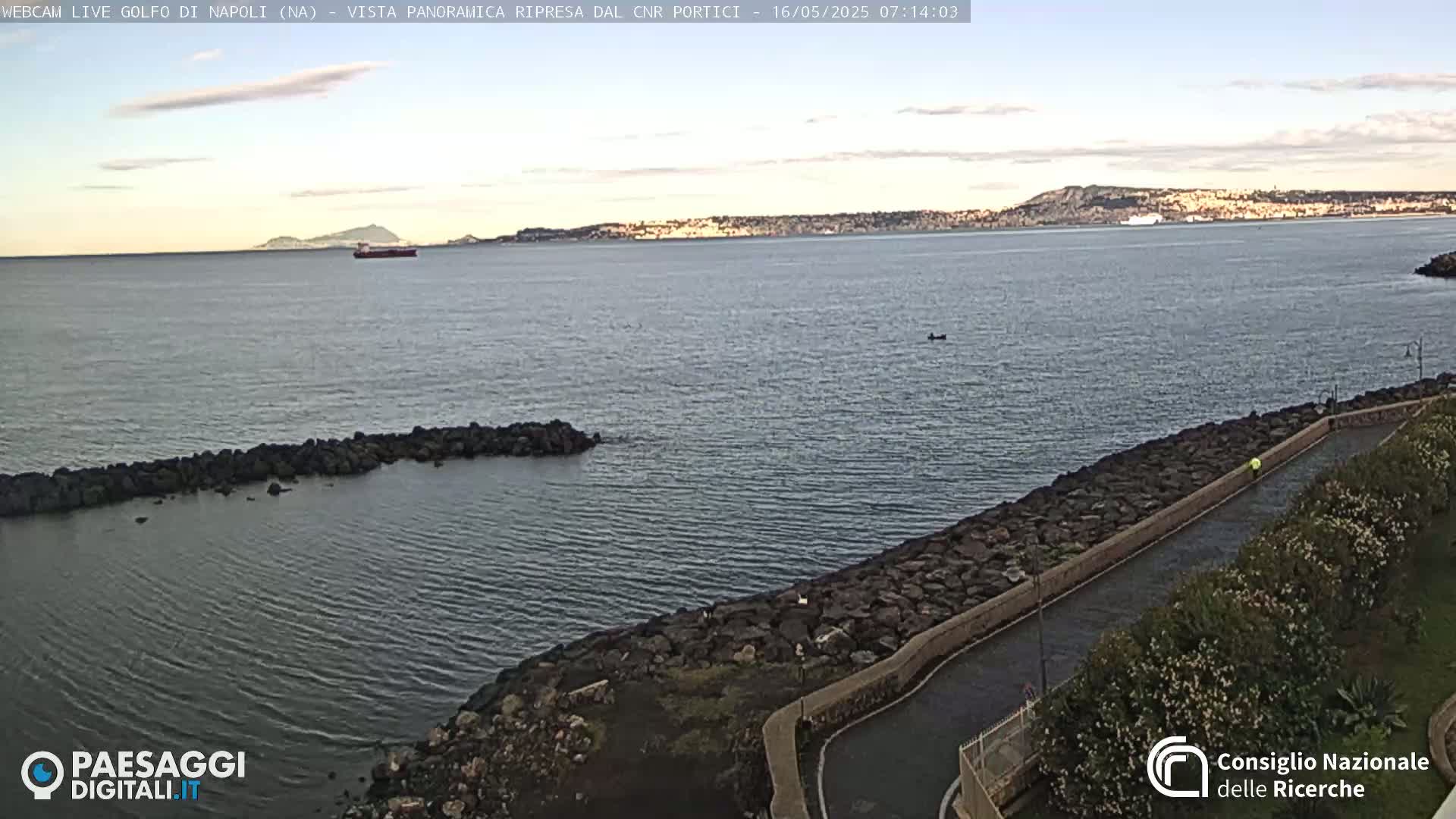 Napoli Gulf Live Cam  - Naples, Campania, Italy