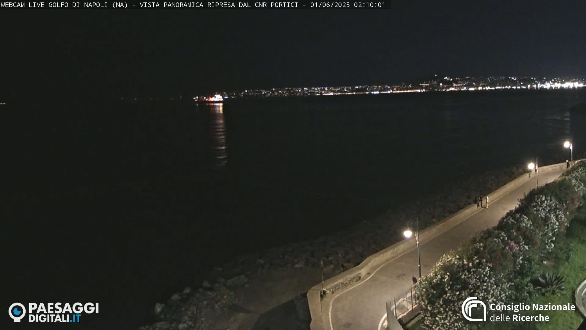 Napoli Gulf Live Cam  - Naples, Campania, Italy