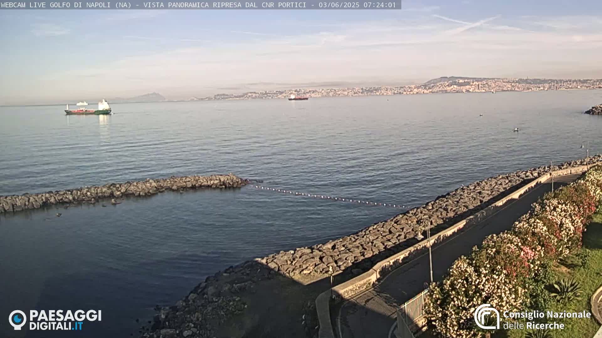 Napoli Gulf Live Cam  - Naples, Campania, Italy