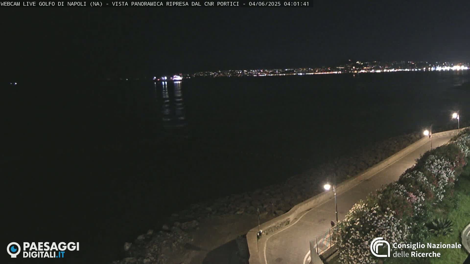 Napoli Gulf Live Cam  - Naples, Campania, Italy
