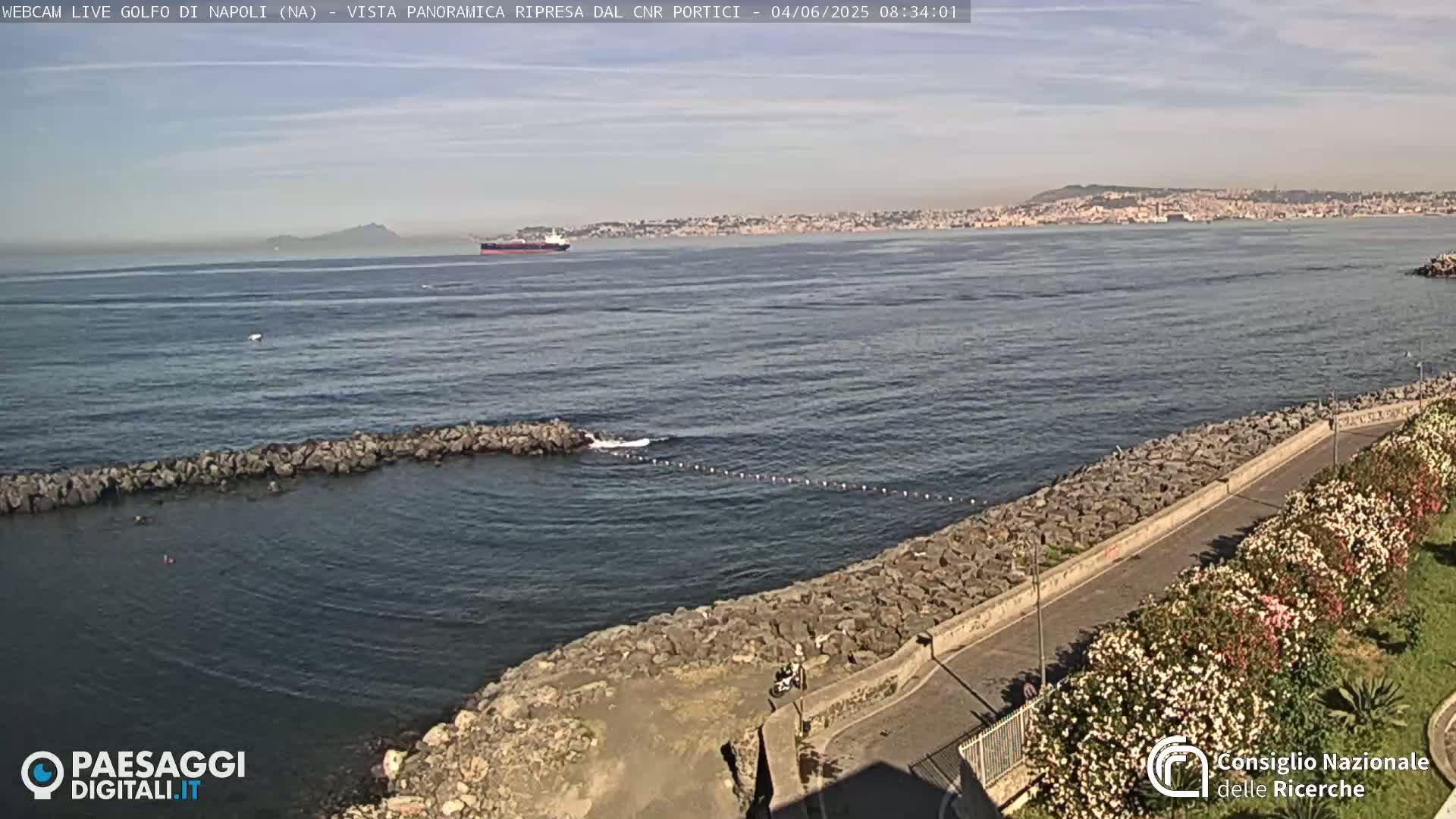 Napoli Gulf Live Cam  - Naples, Campania, Italy