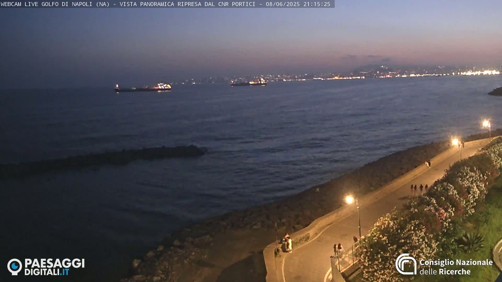 Napoli Gulf Live Cam  - Naples, Campania, Italy