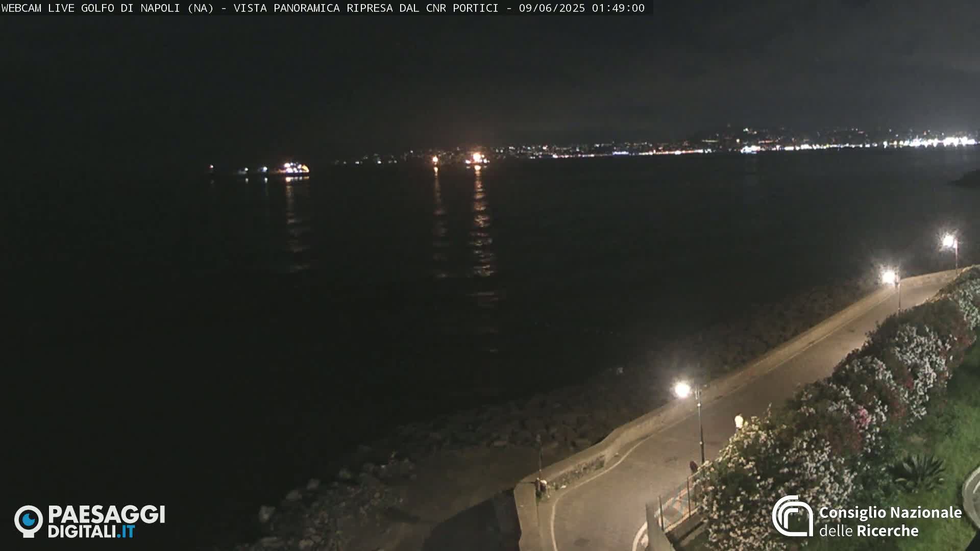 Napoli Gulf Live Cam  - Naples, Campania, Italy