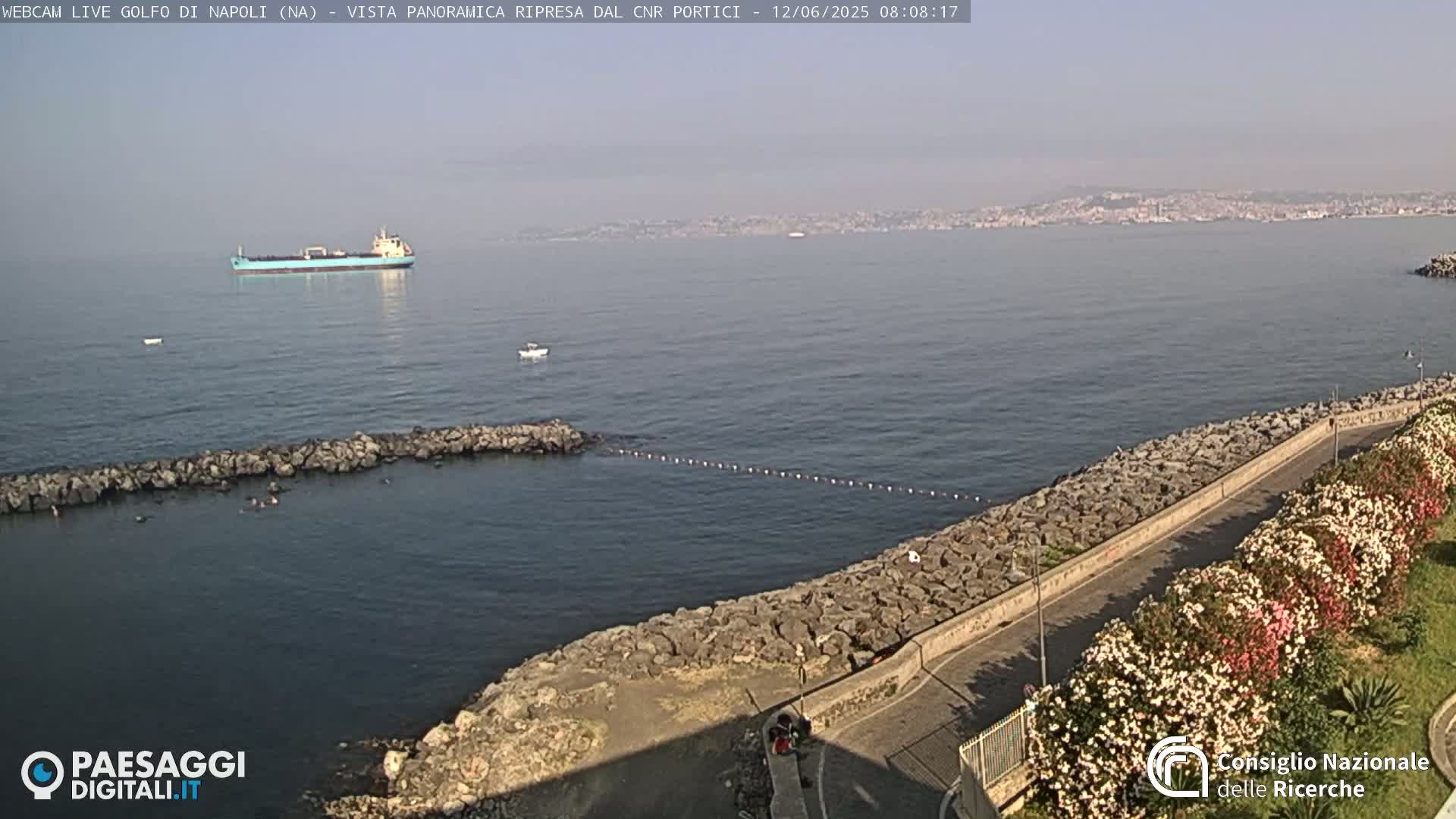 Napoli Gulf Live Cam  - Naples, Campania, Italy