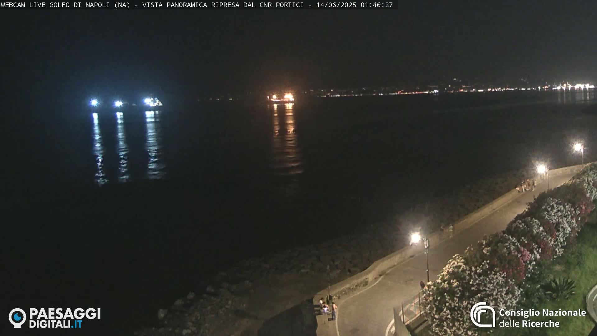 Napoli Gulf Live Cam  - Naples, Campania, Italy