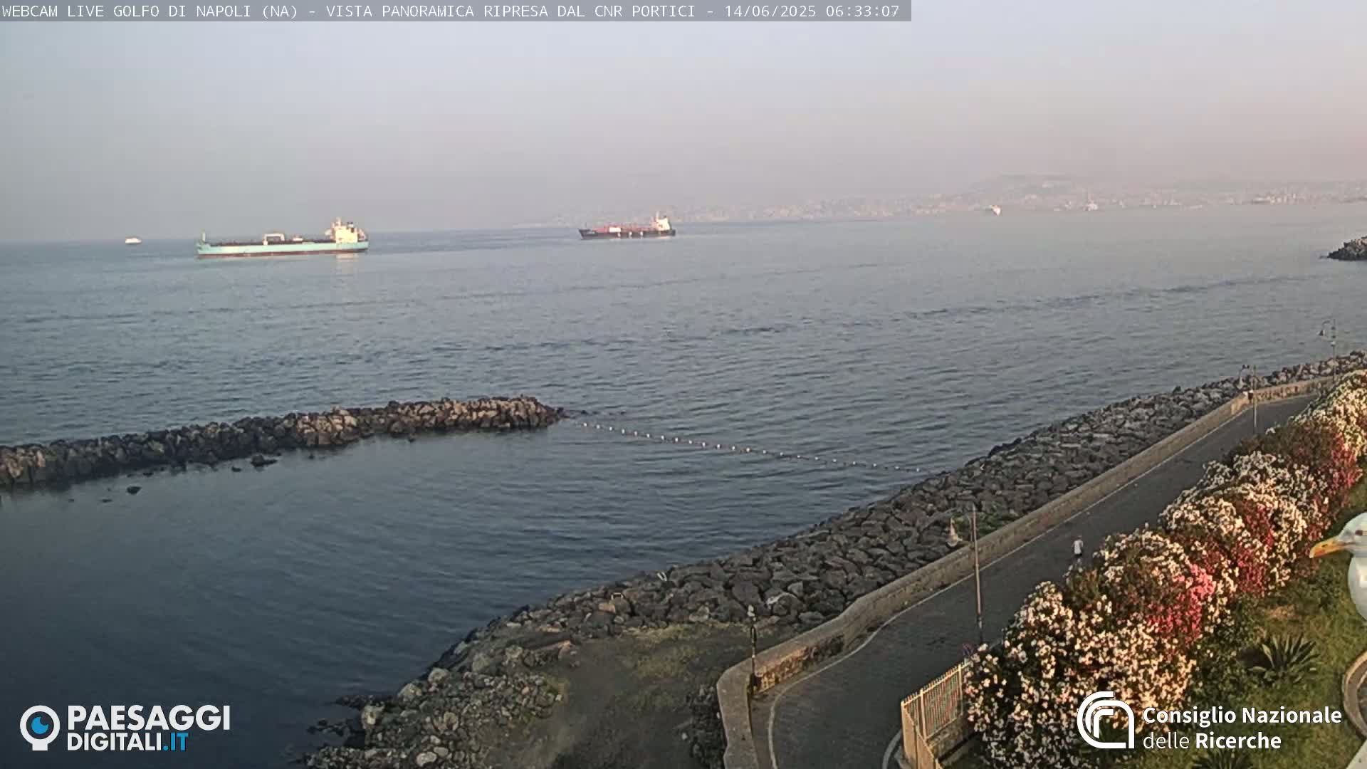 Napoli Gulf Live Cam  - Naples, Campania, Italy