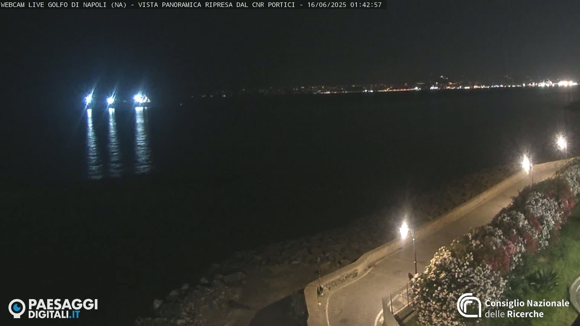 Napoli Gulf Live Cam  - Naples, Campania, Italy
