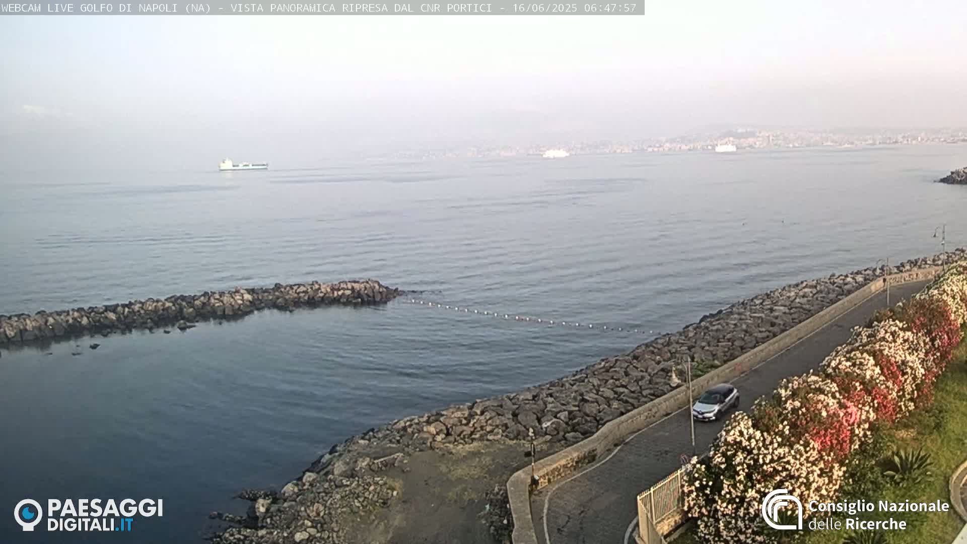Napoli Gulf Live Cam  - Naples, Campania, Italy
