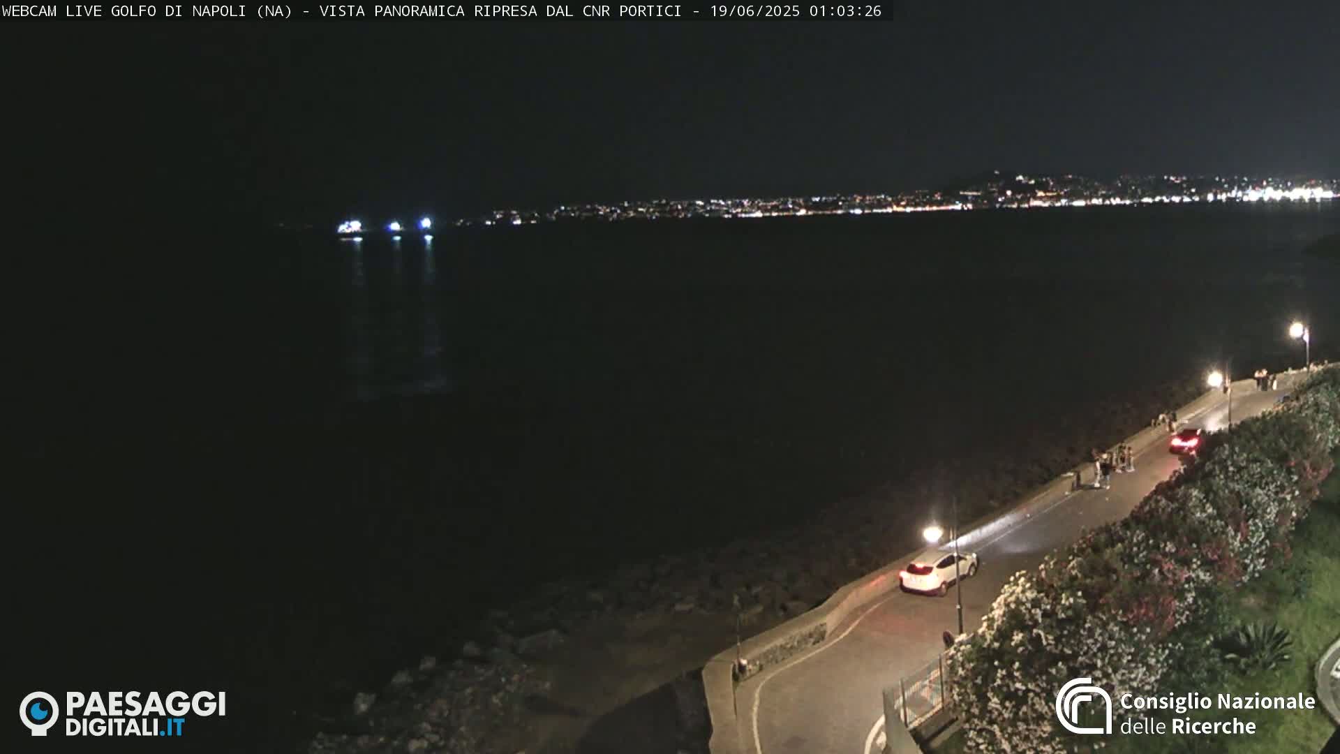 Napoli Gulf Live Cam  - Naples, Campania, Italy