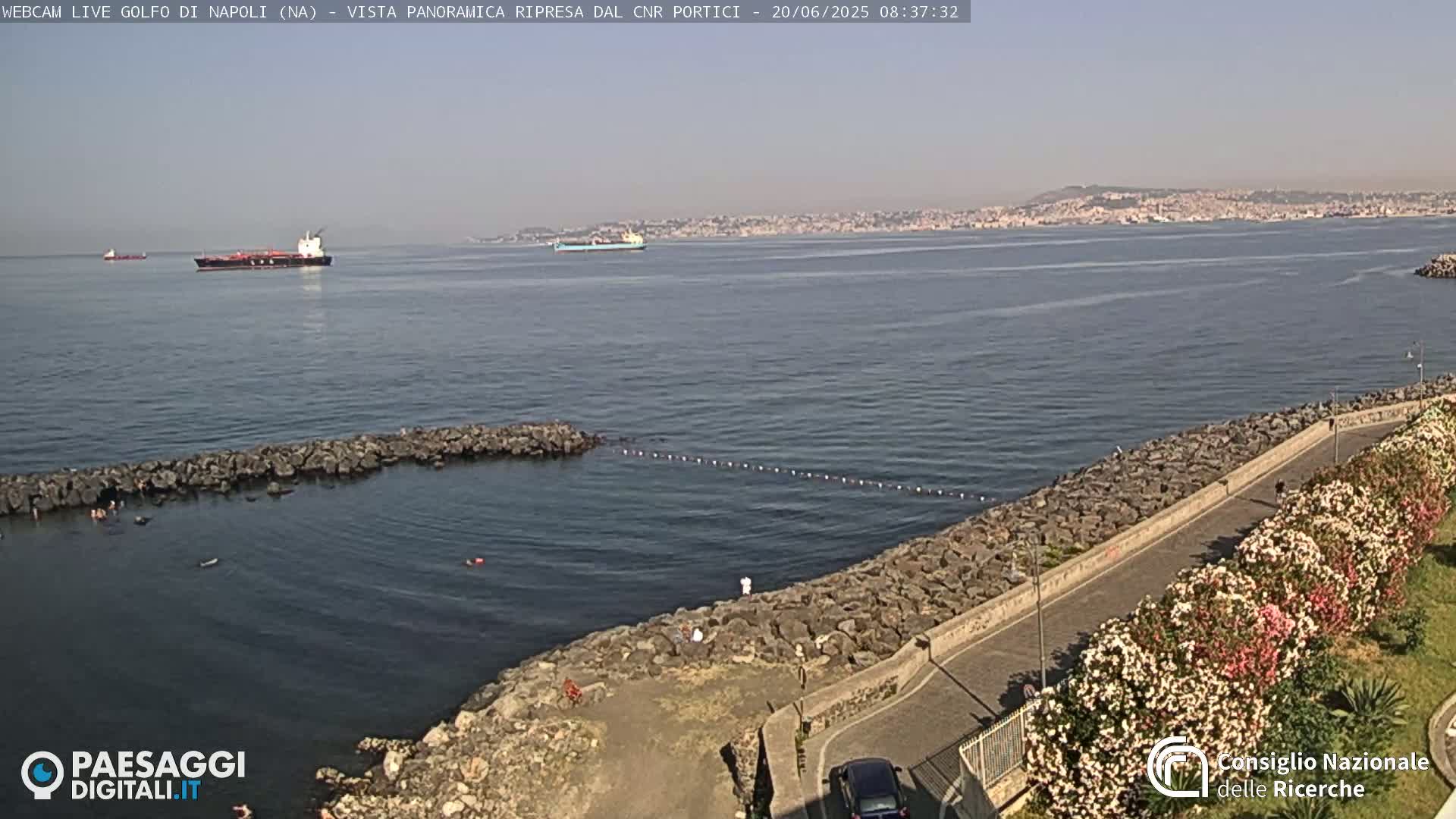 Napoli Gulf Live Cam  - Naples, Campania, Italy