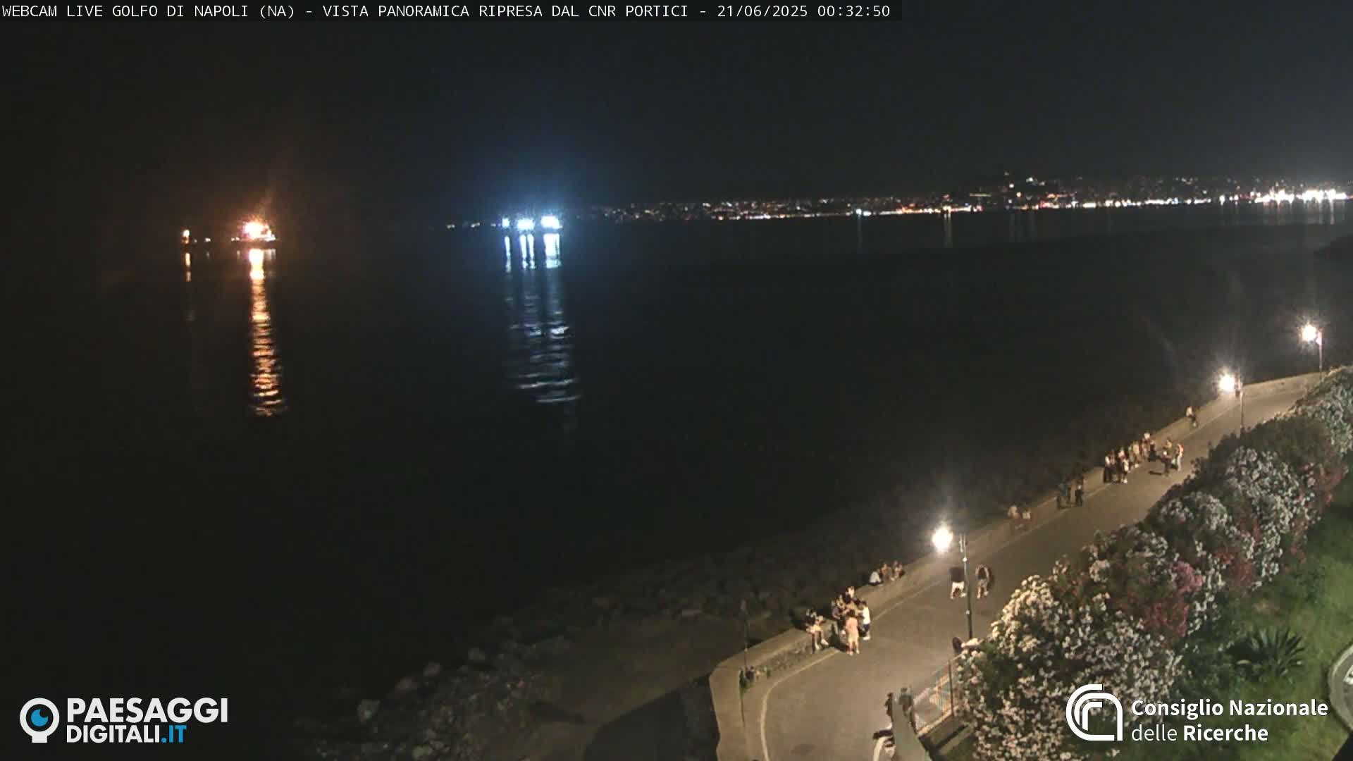 Napoli Gulf Live Cam  - Naples, Campania, Italy
