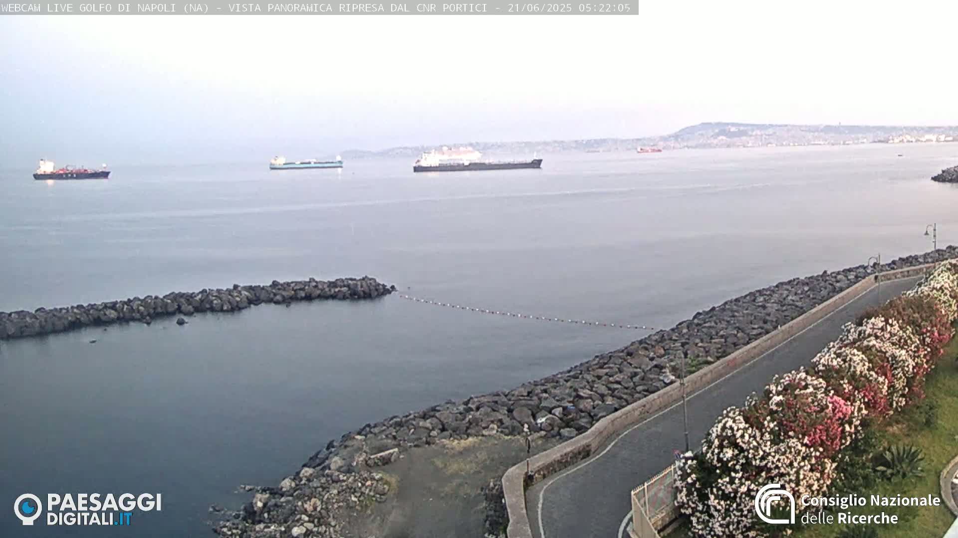 Napoli Gulf Live Cam  - Naples, Campania, Italy