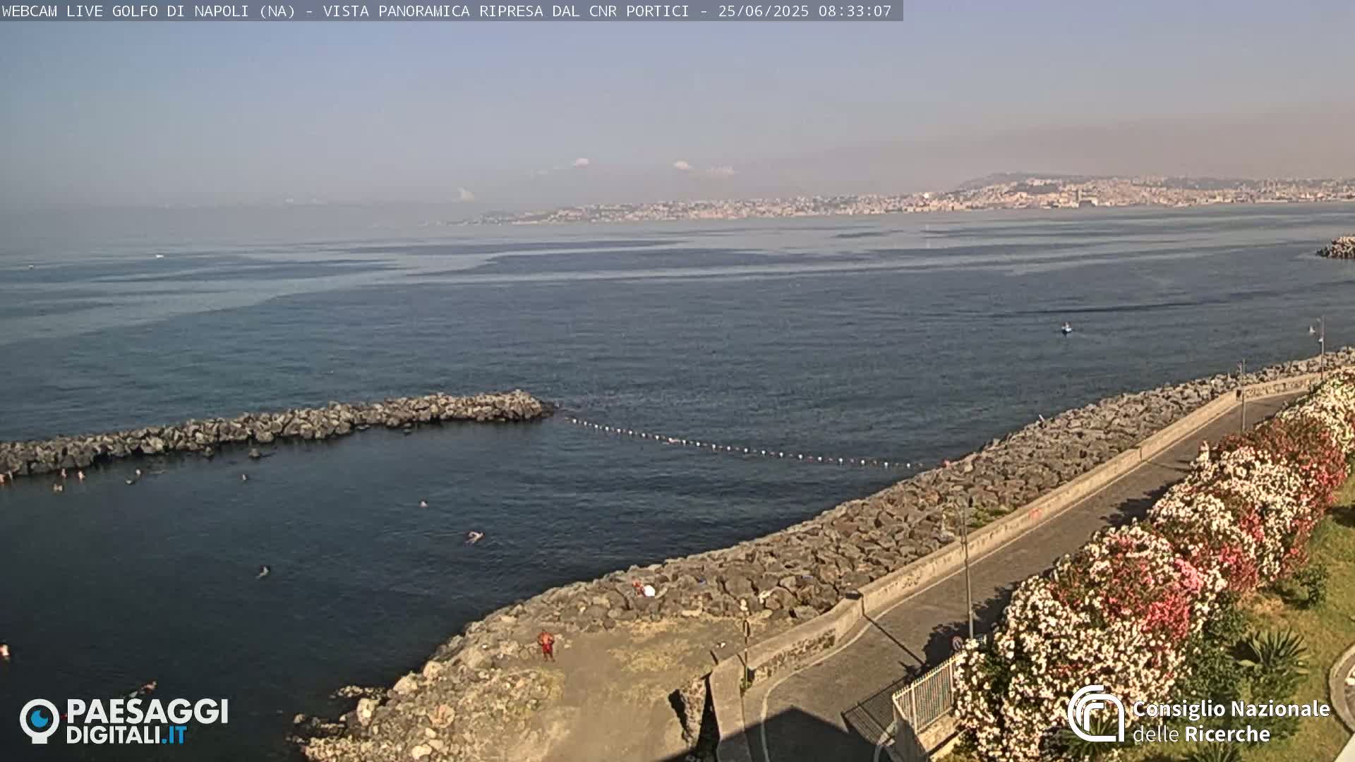 Napoli Gulf Live Cam  - Naples, Campania, Italy