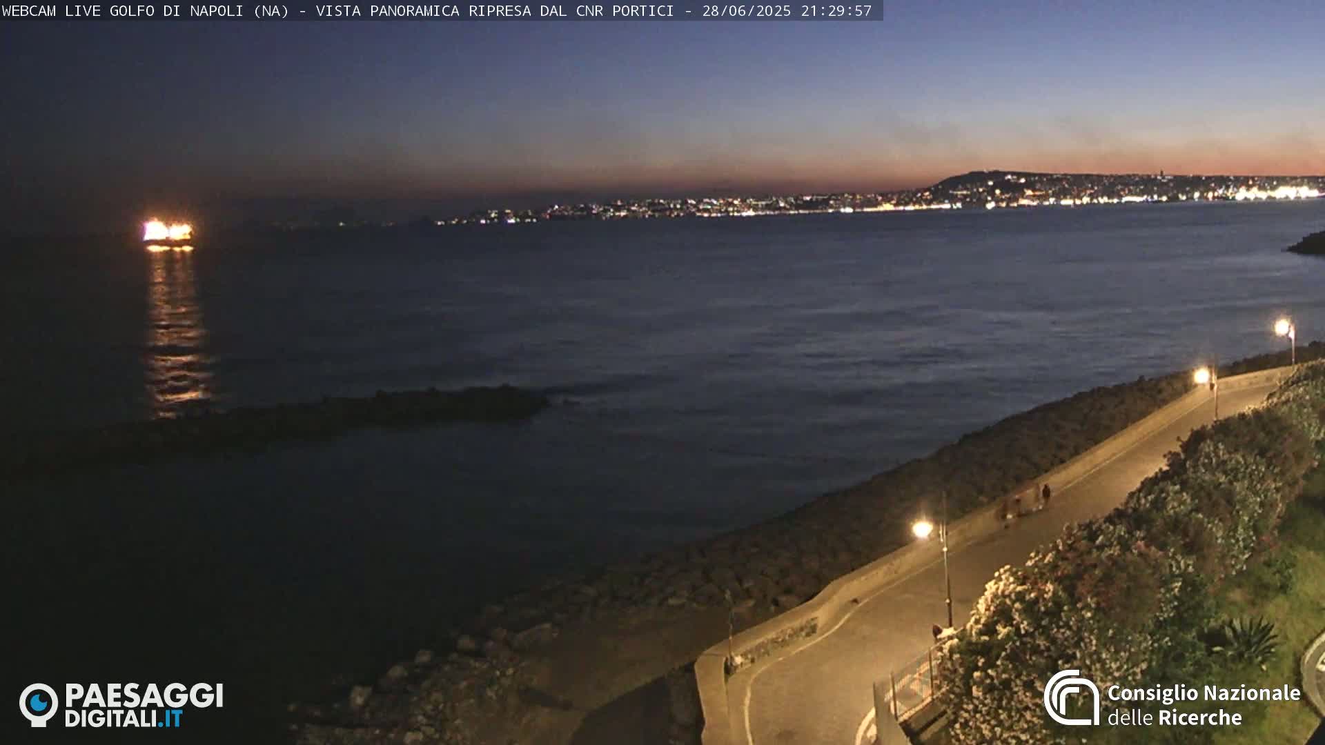 Napoli Gulf Live Cam  - Naples, Campania, Italy