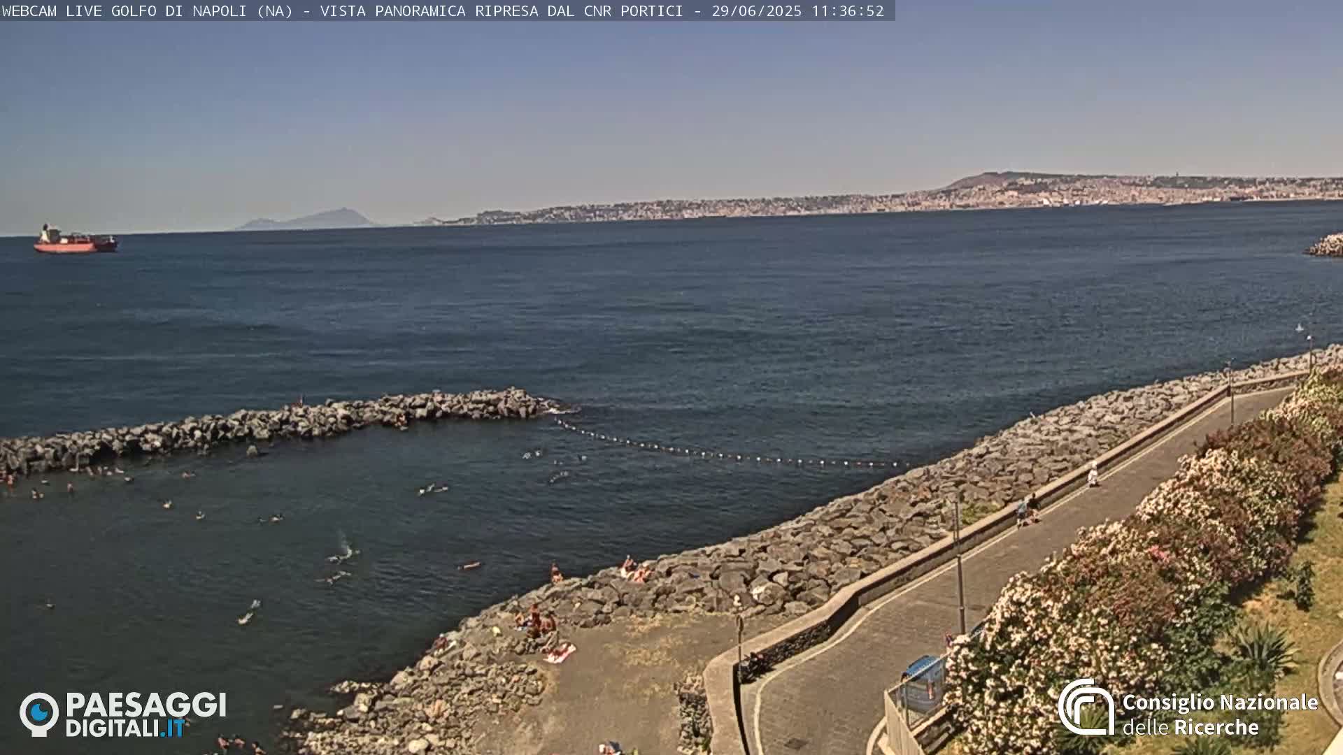 Napoli Gulf Live Cam  - Naples, Campania, Italy