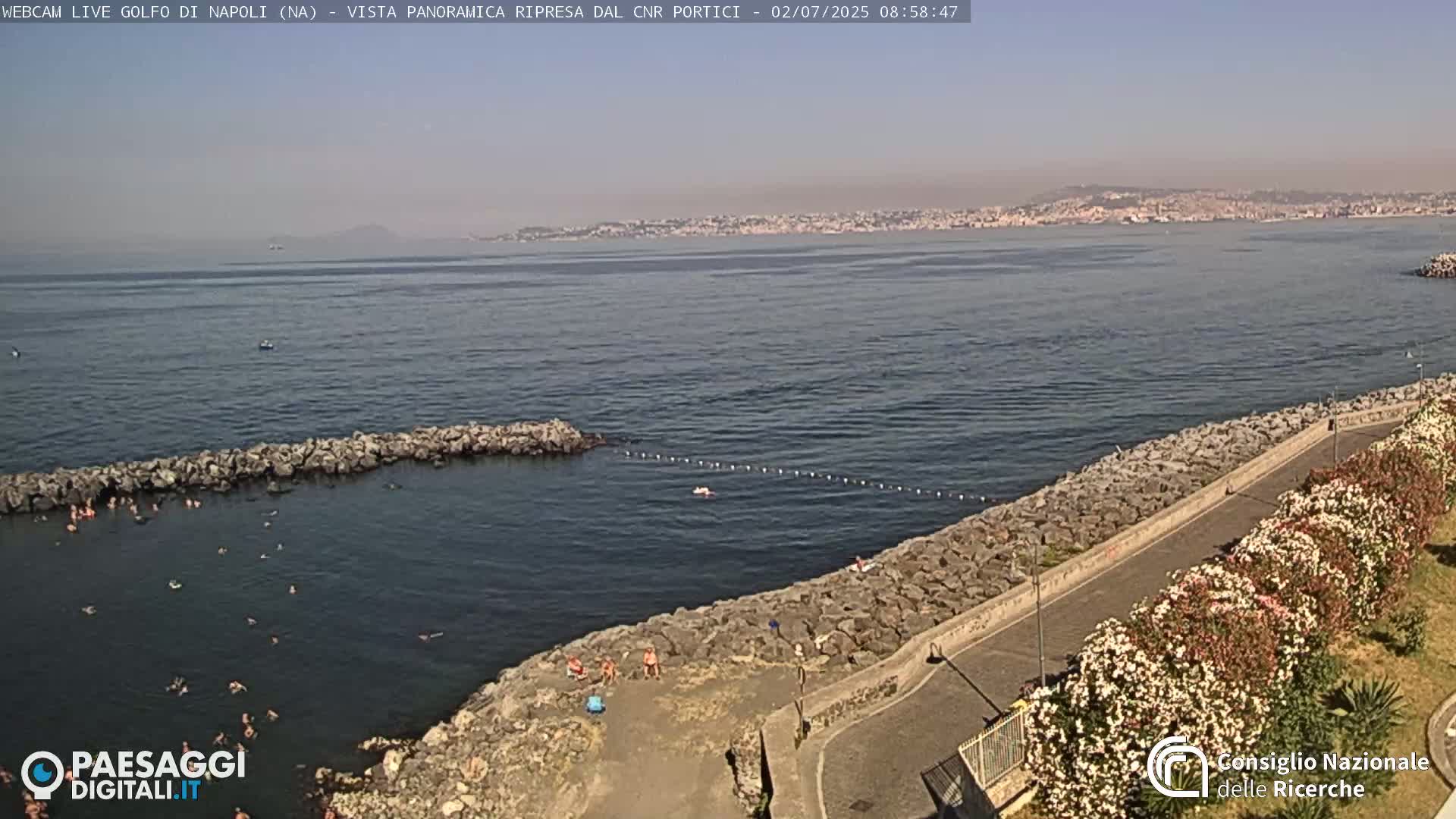 Napoli Gulf Live Cam  - Naples, Campania, Italy
