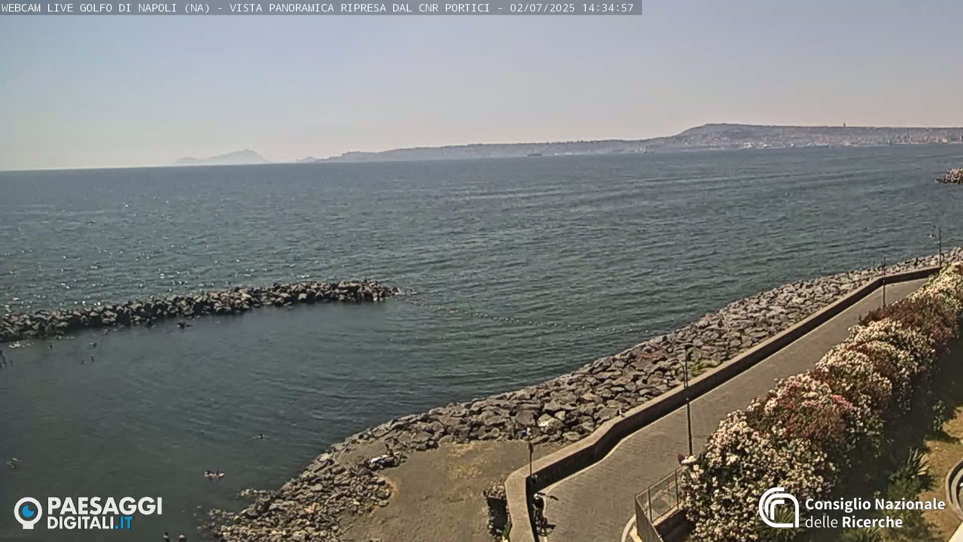Napoli Gulf Live Cam  - Naples, Campania, Italy