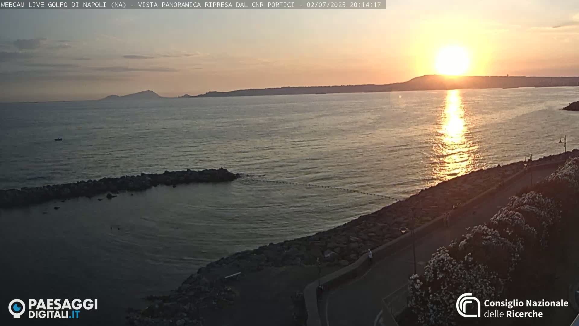 Napoli Gulf Live Cam  - Naples, Campania, Italy